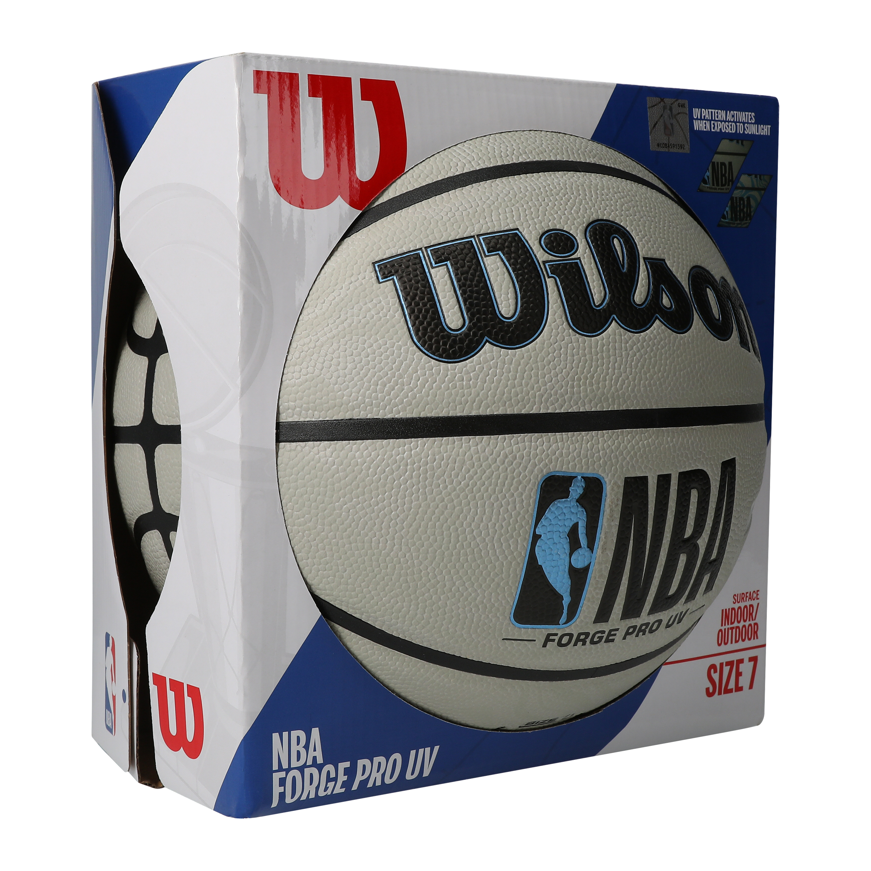 Wilson® NBA Forge Pro UV Basketball Size 7 | Five Below