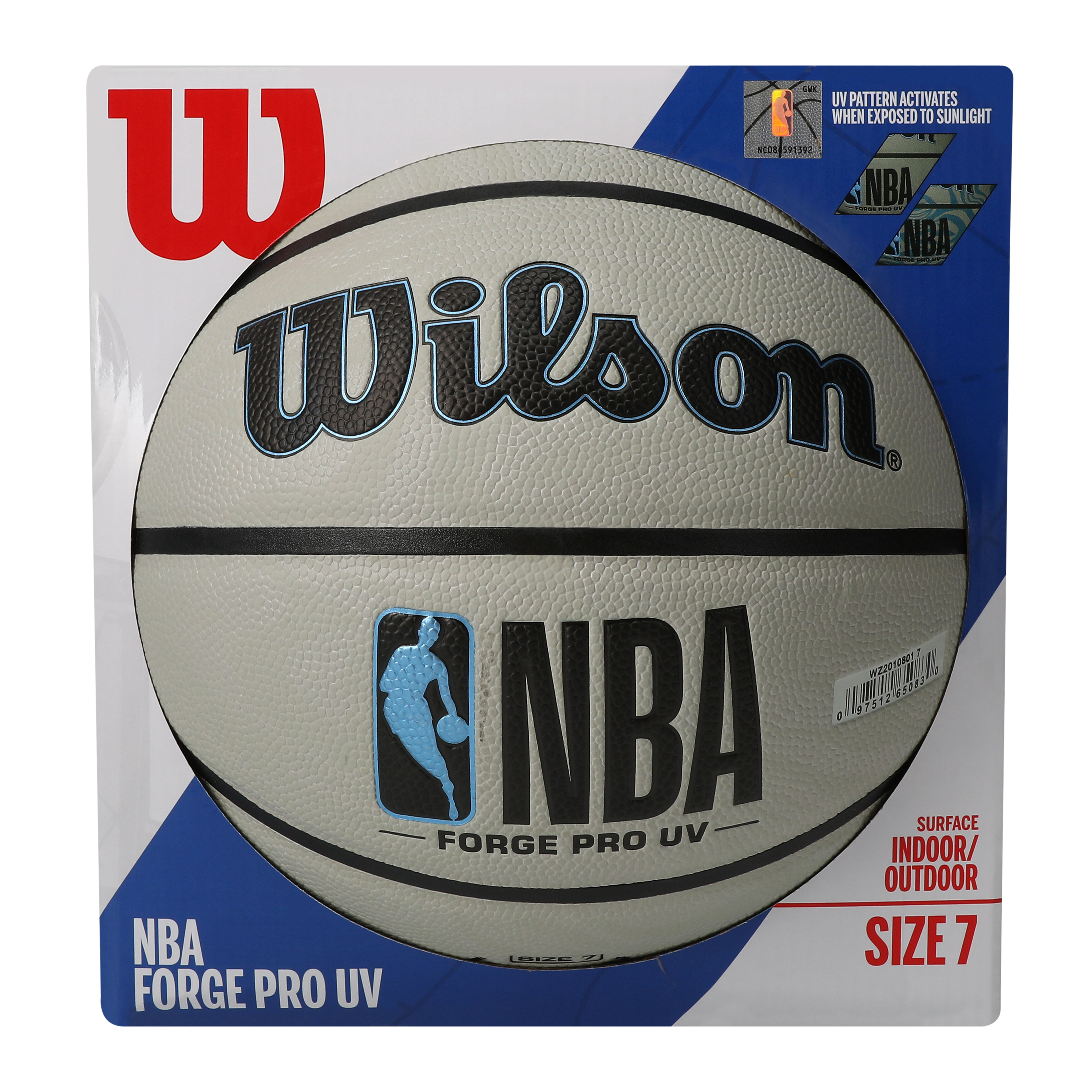 WILSON NBA Forge Series Indoor/Outdoor Basketball-Forge Plus, Dark