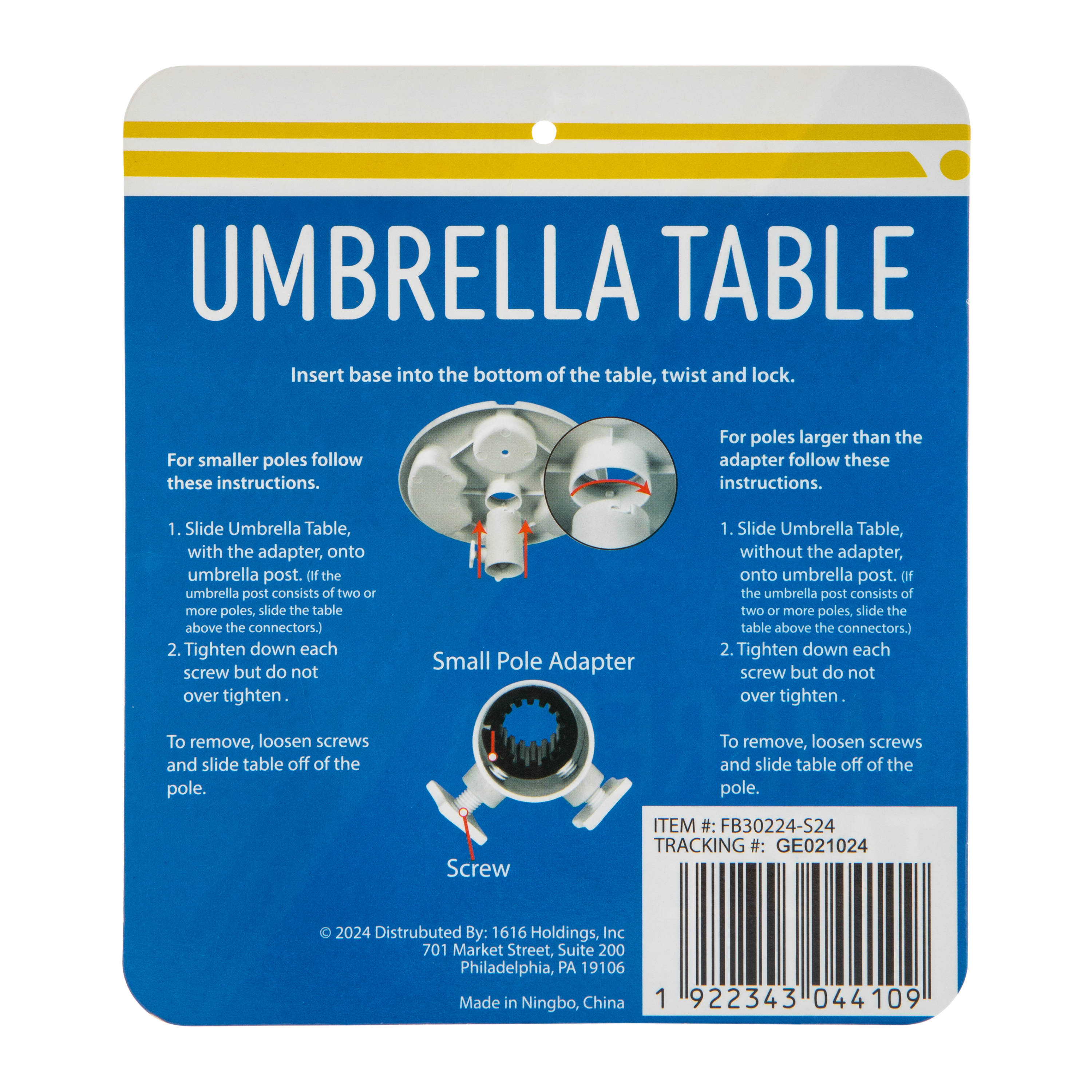 Umbrella Table