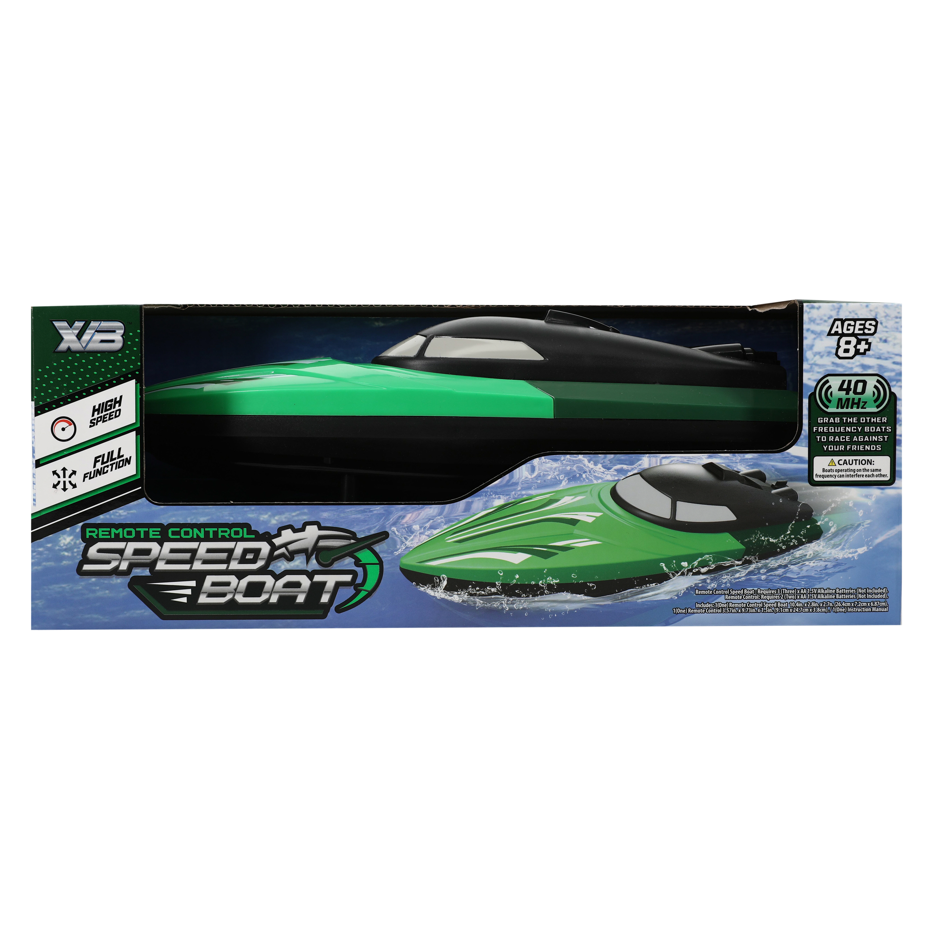 Remote Control Speed Boat 2.8in x 10.4in