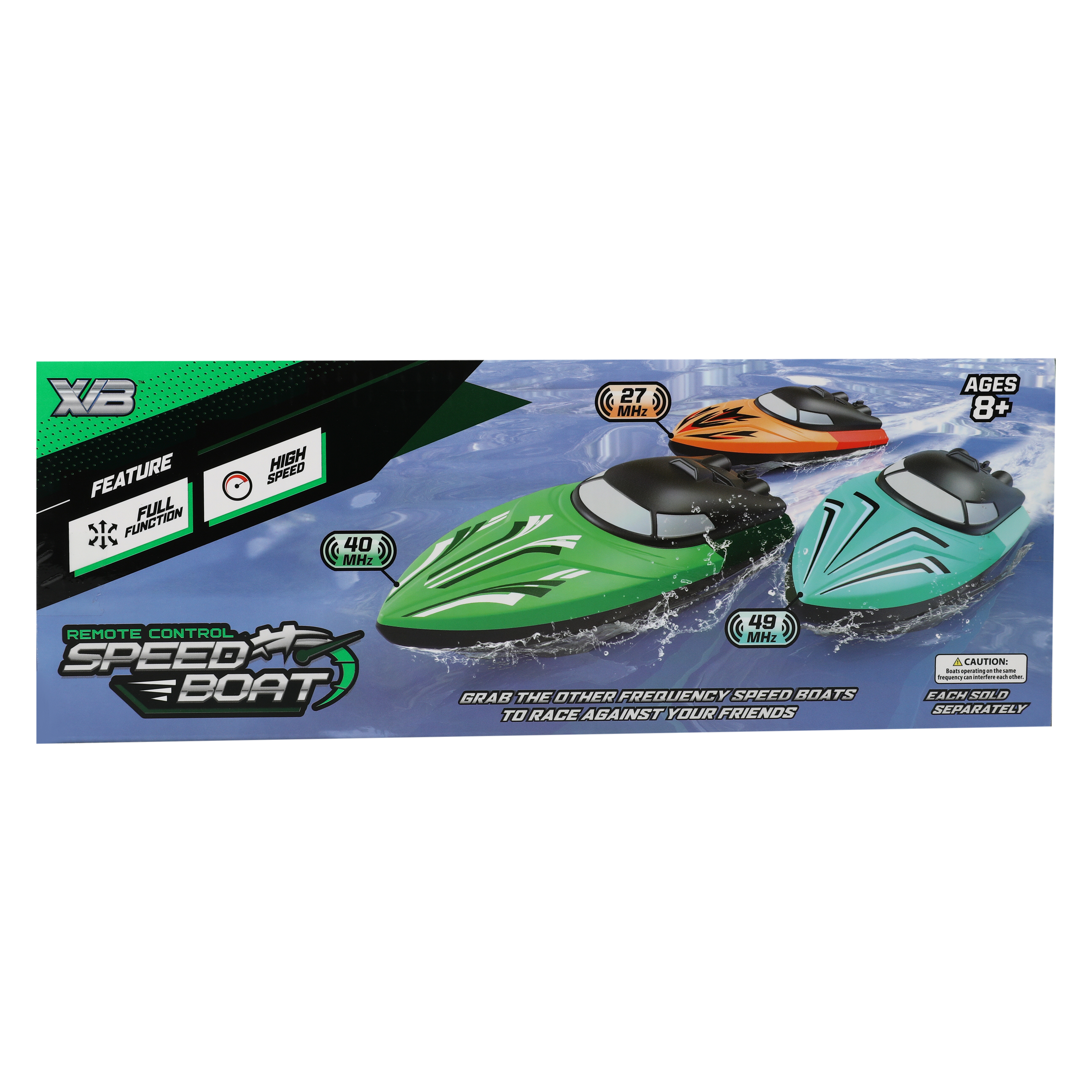 Remote Control Speed Boat 2.8in x 10.4in