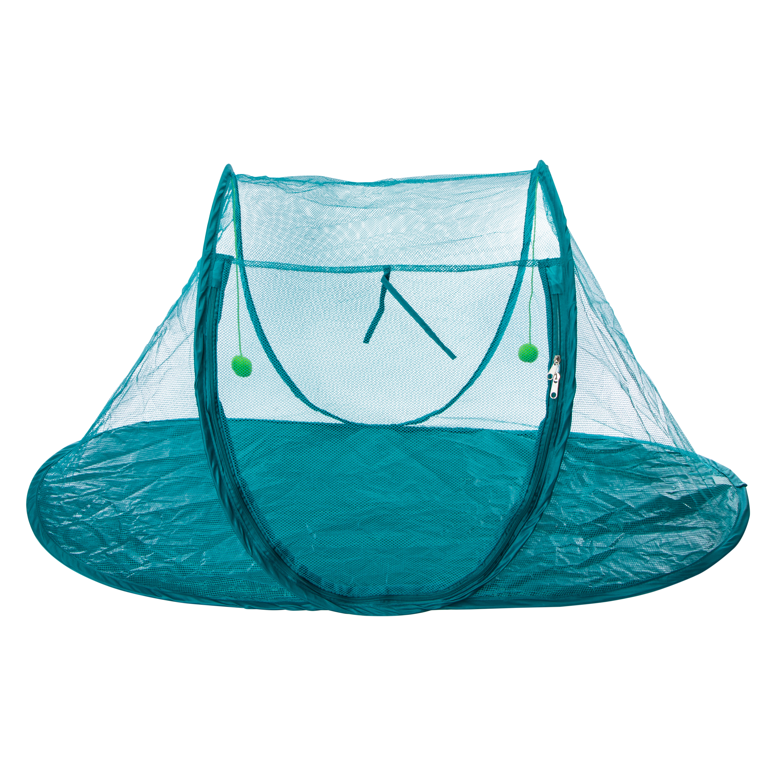 Indoor/Outdoor Cat Tent With Dangle Toys