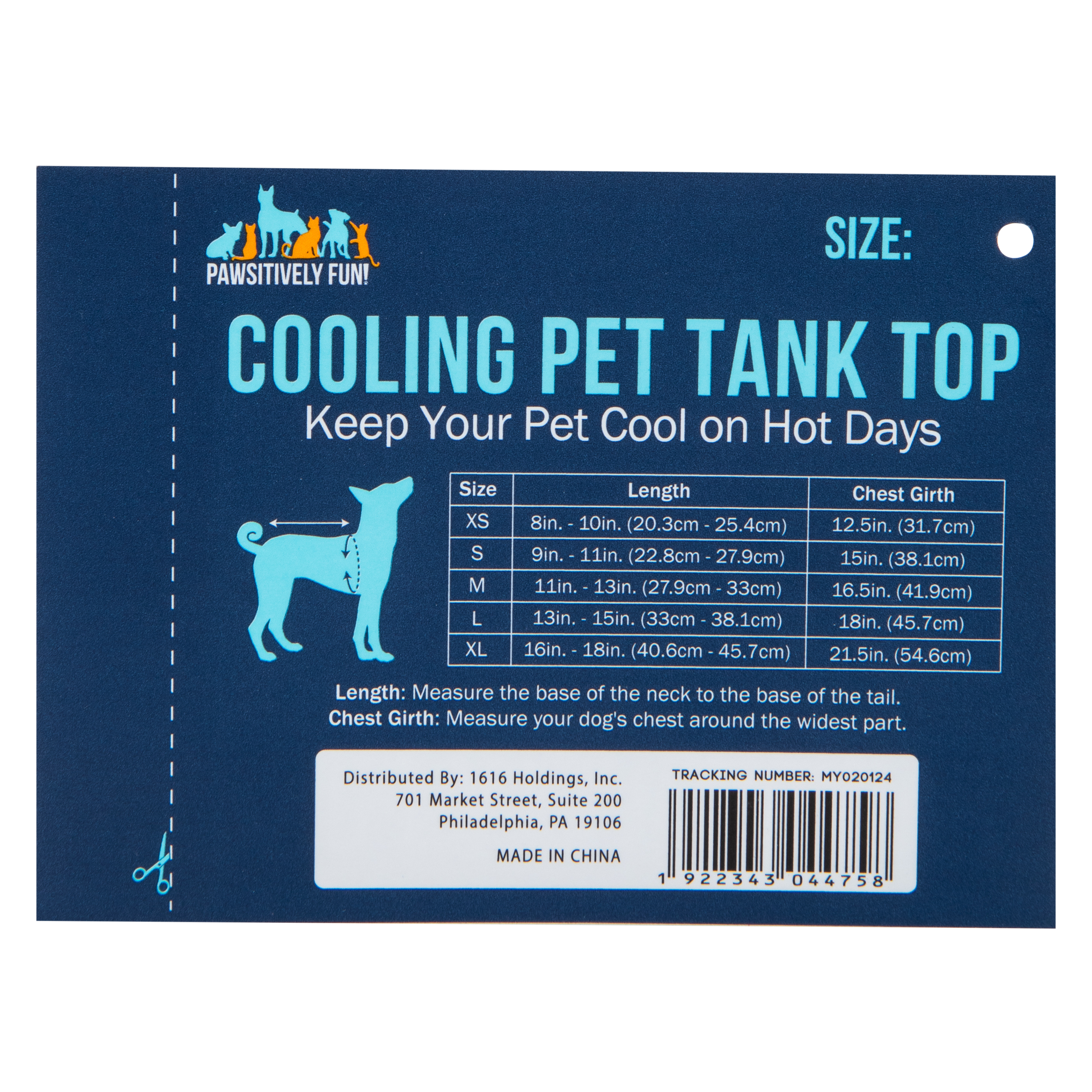 Cooling Pet Tank Top
