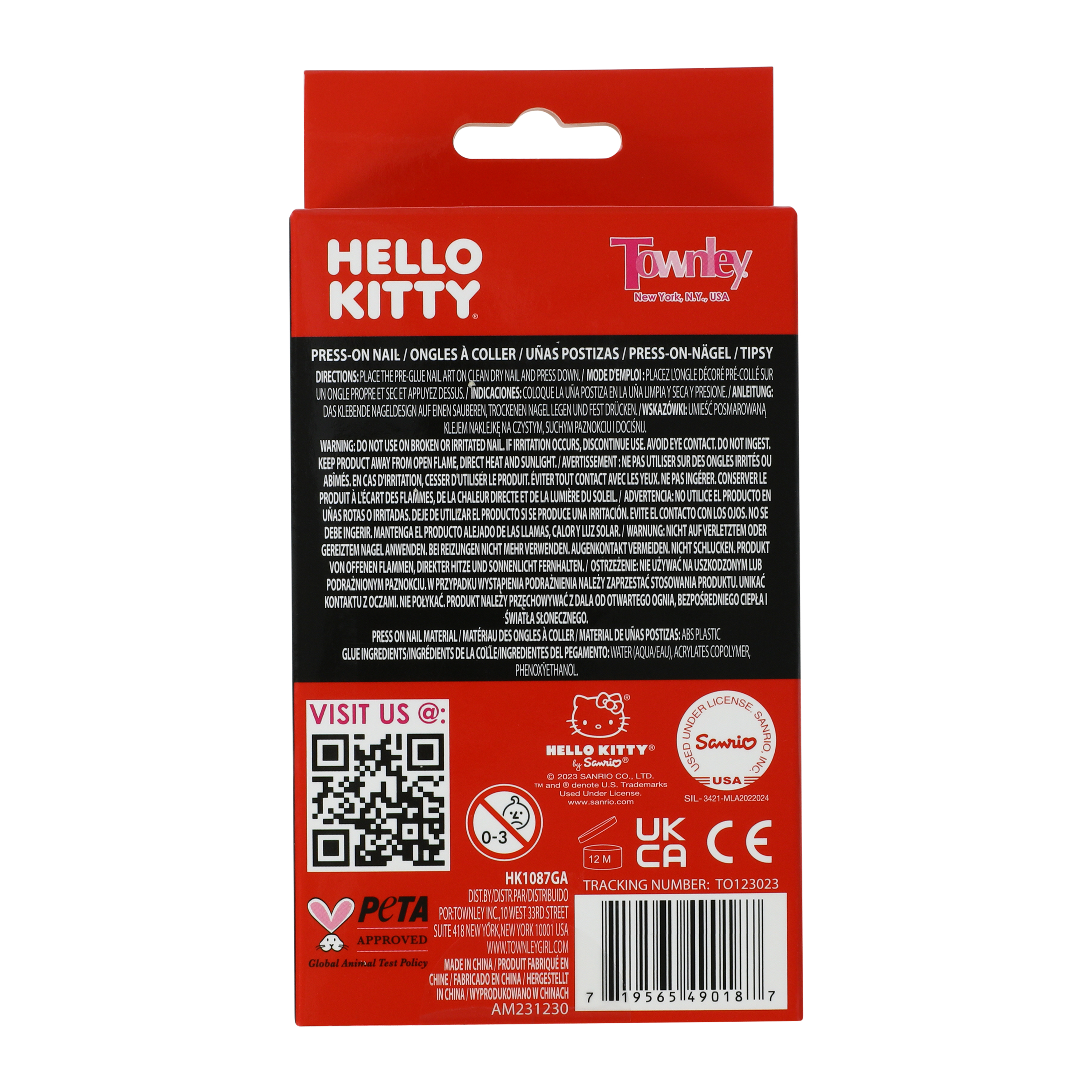 Hello Kitty® Press-On Nails 24-Count