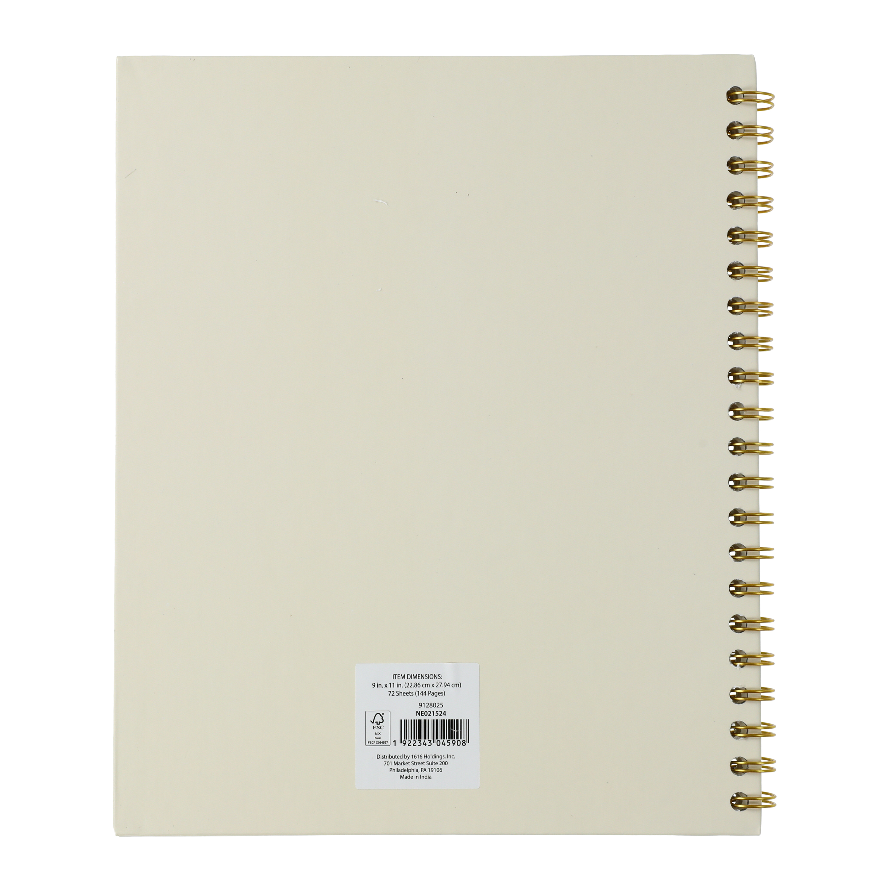 Checkered Sketchbook 9in x 11in