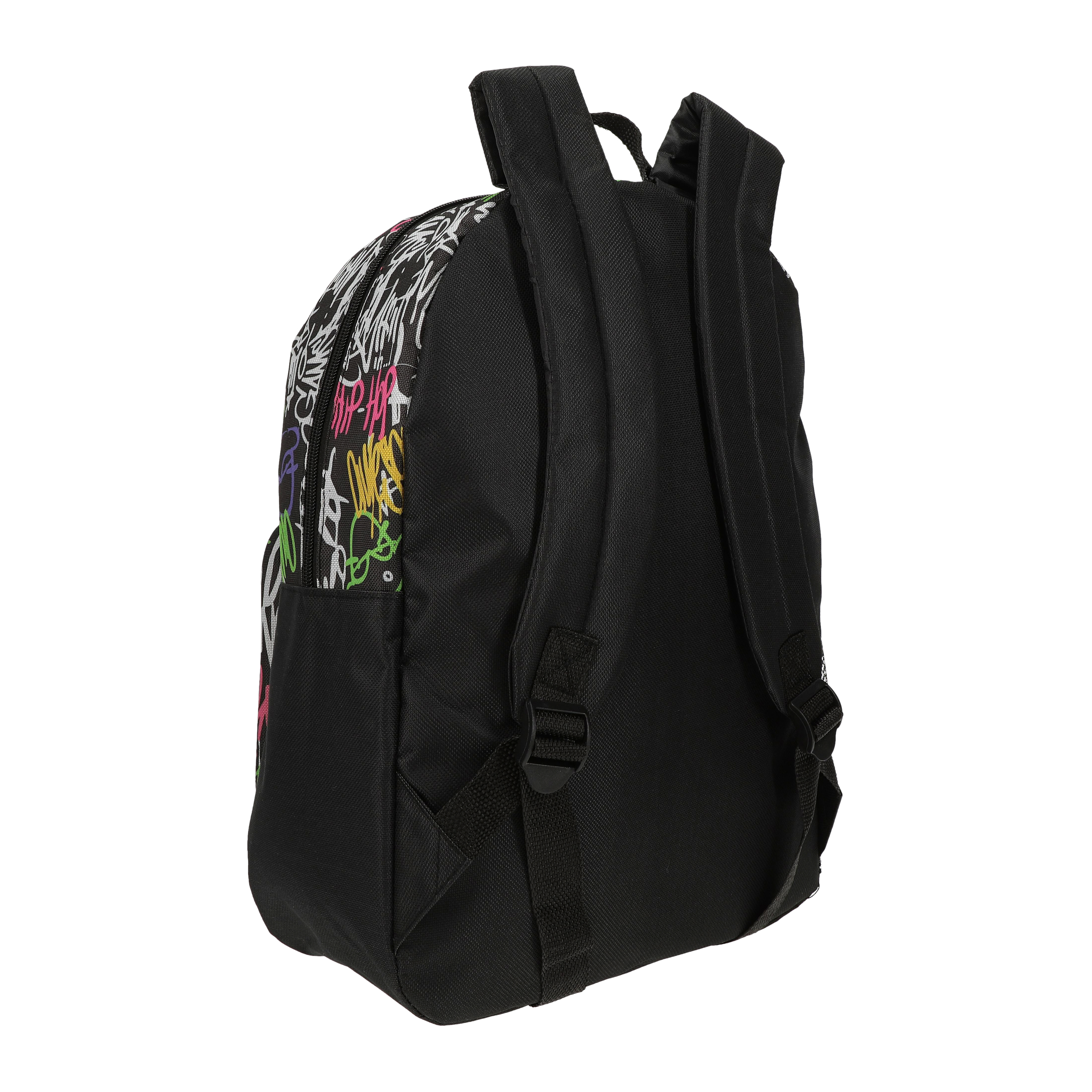 All-Over Print Backpack With Mesh Pocket 16in
