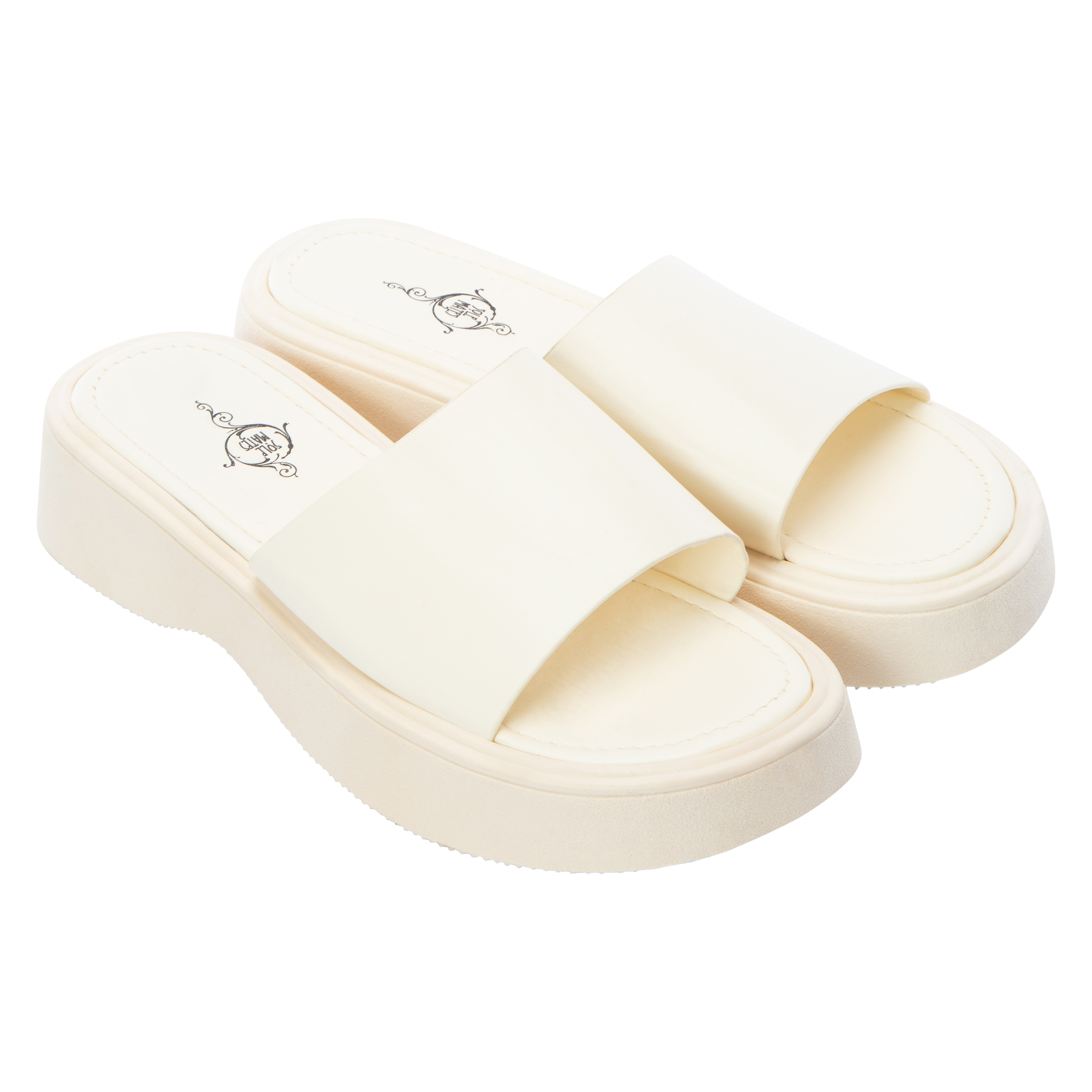 Ladies Flatform Slide Sandals