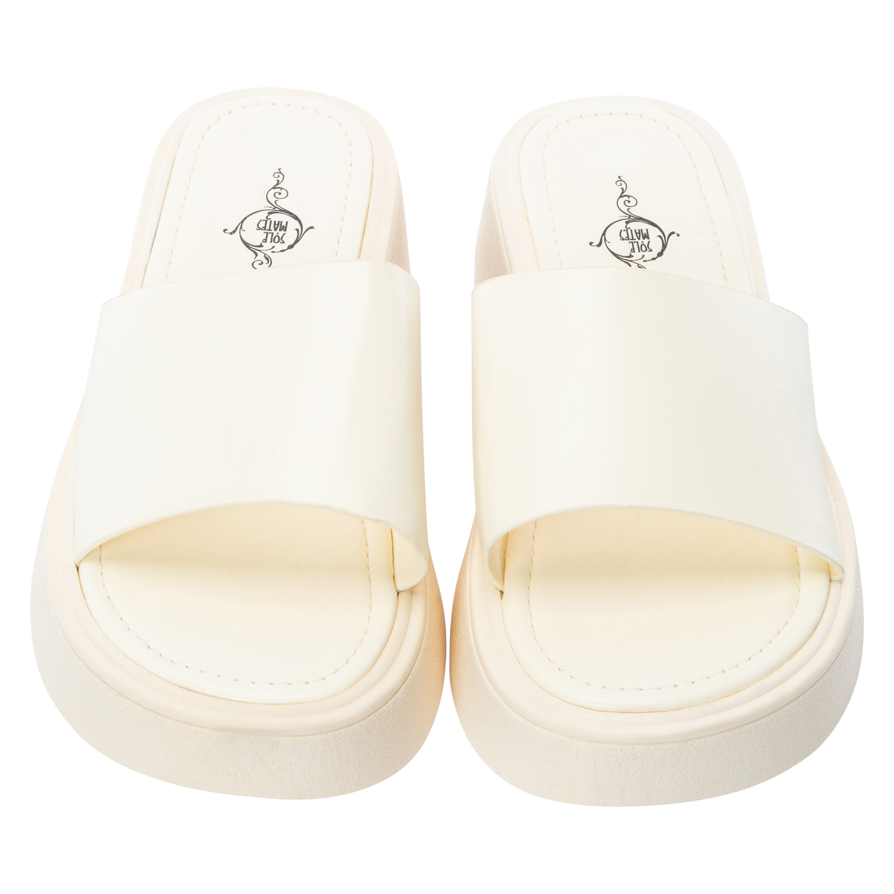 Ladies Flatform Slide Sandals