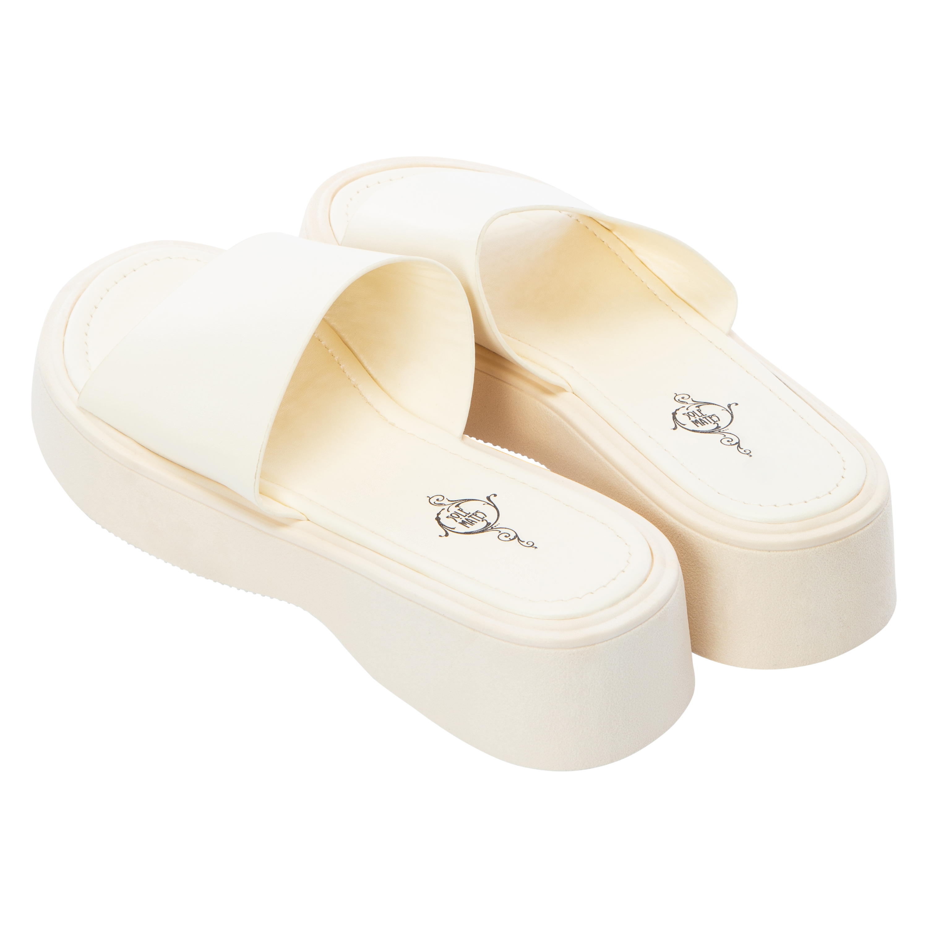 Ladies Flatform Slide Sandals