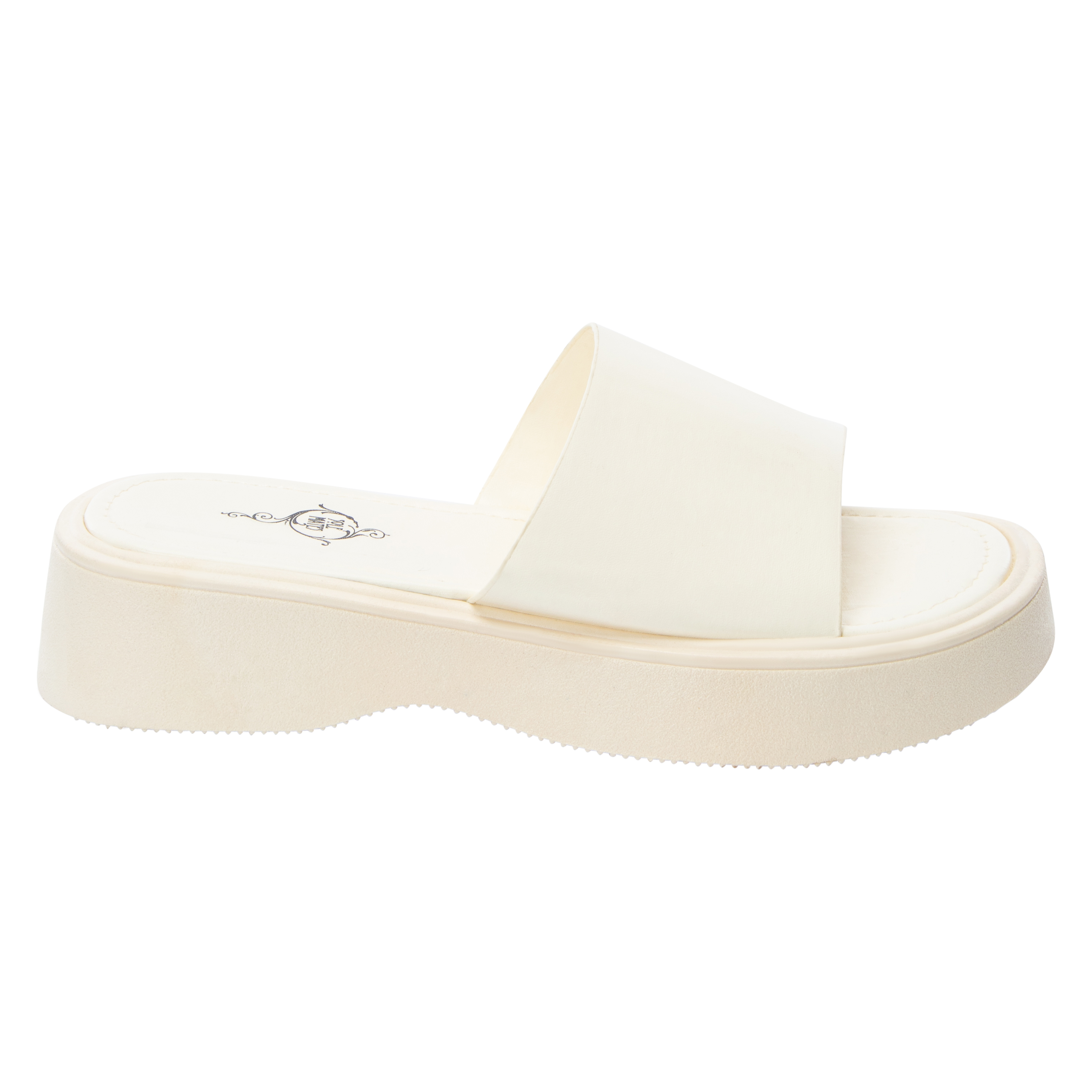 Ladies Flatform Slide Sandals