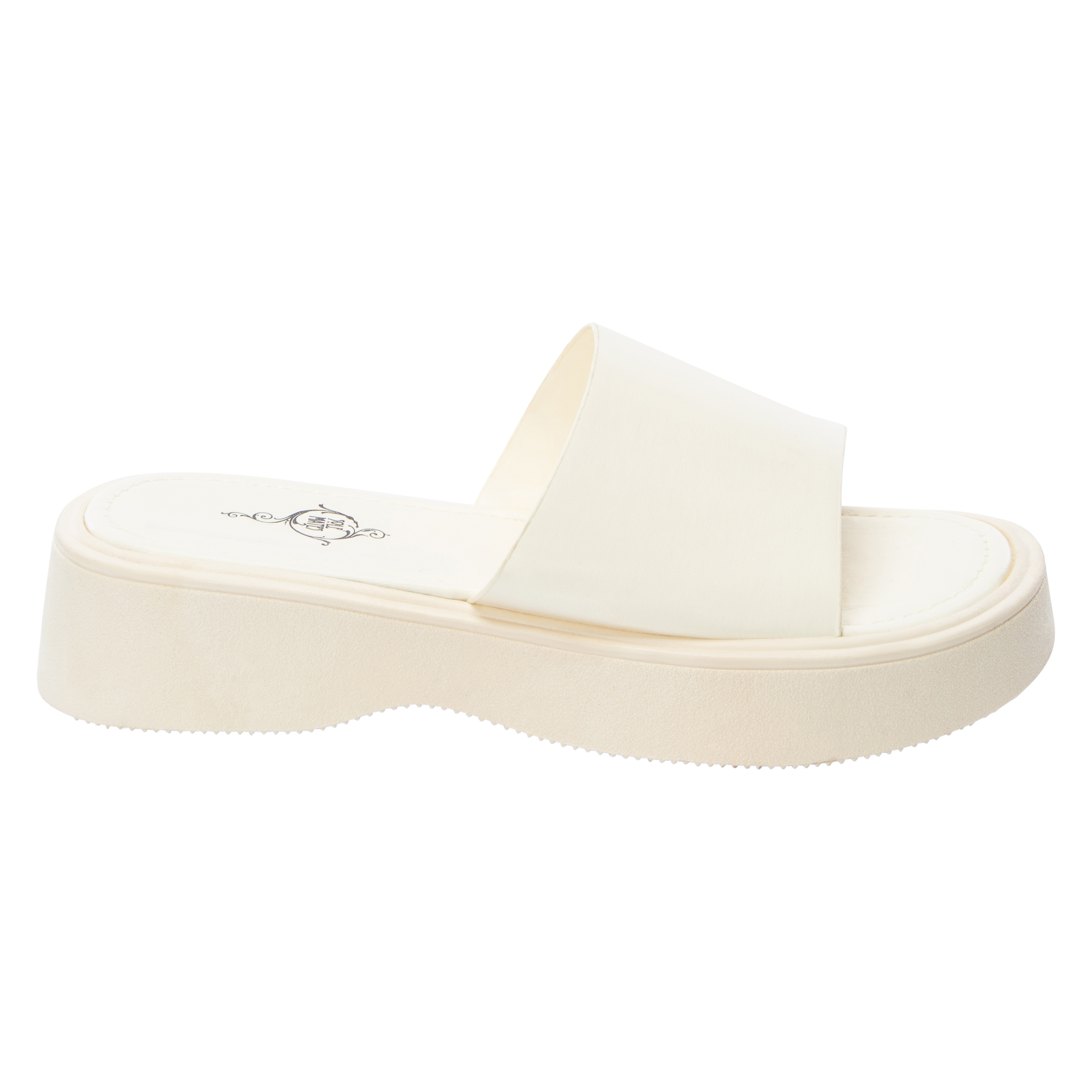 Ladies Flatform Slide Sandals