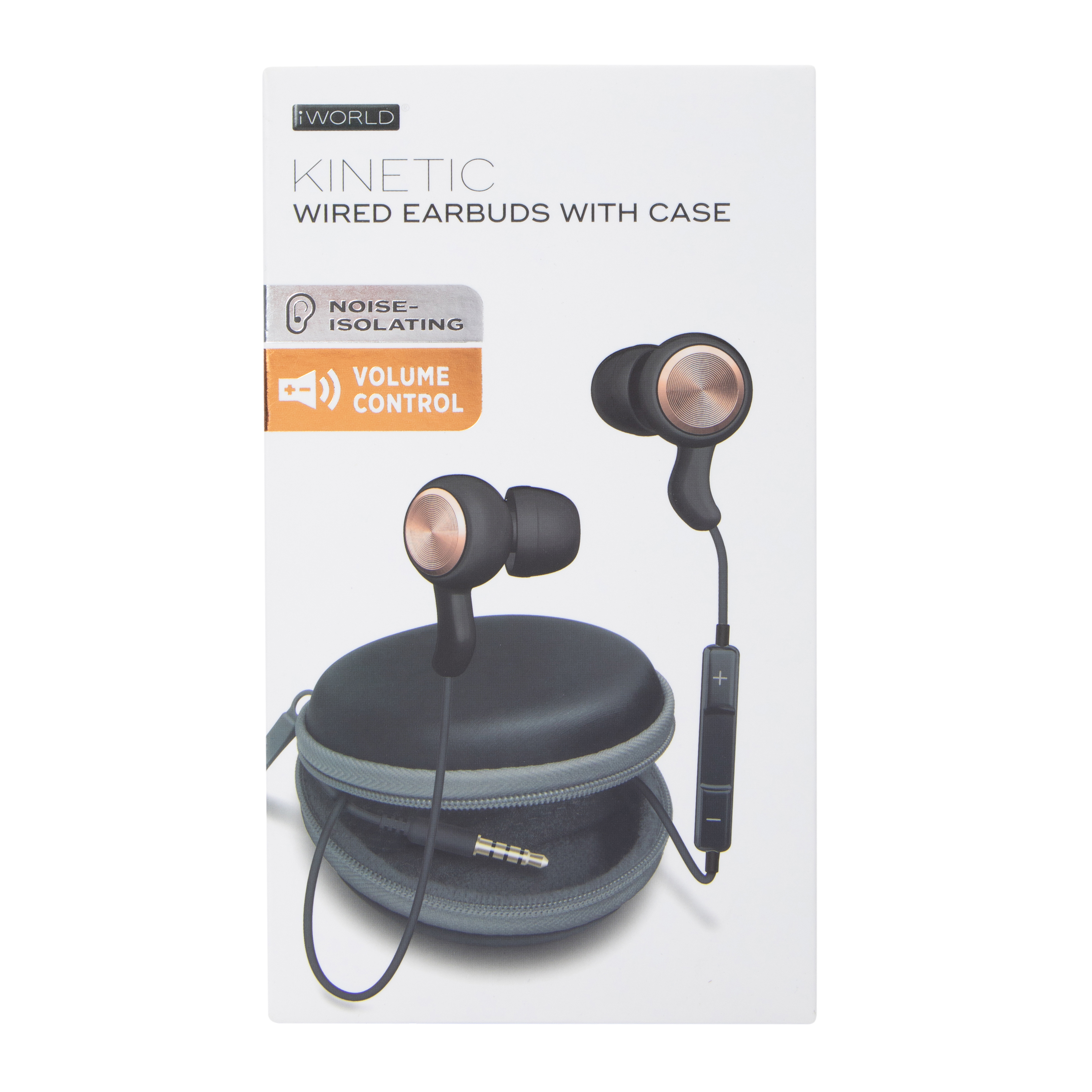 Kinetic Wired Earbuds With Case