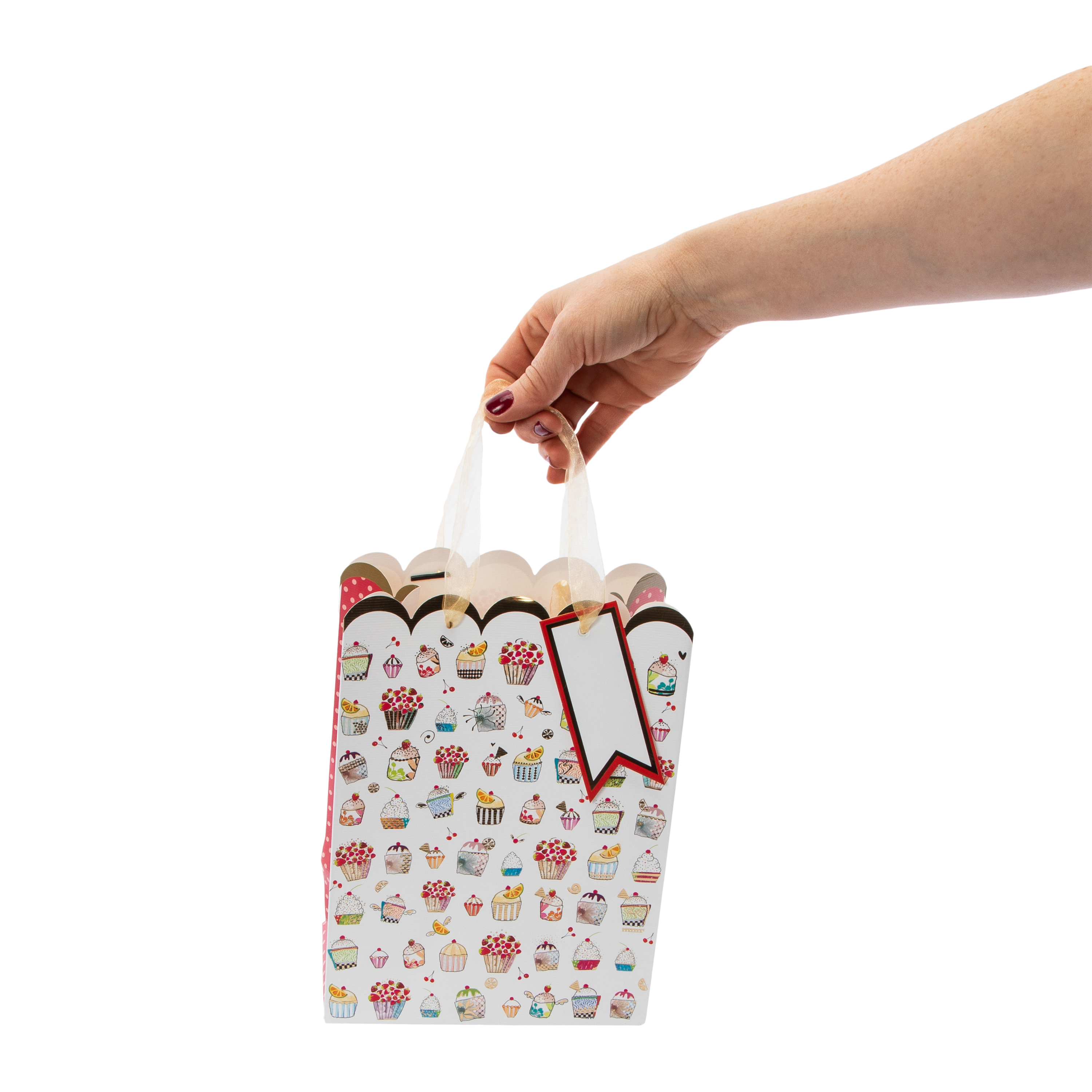 Scallop Edge Medium Gift Bags 7in x 9in