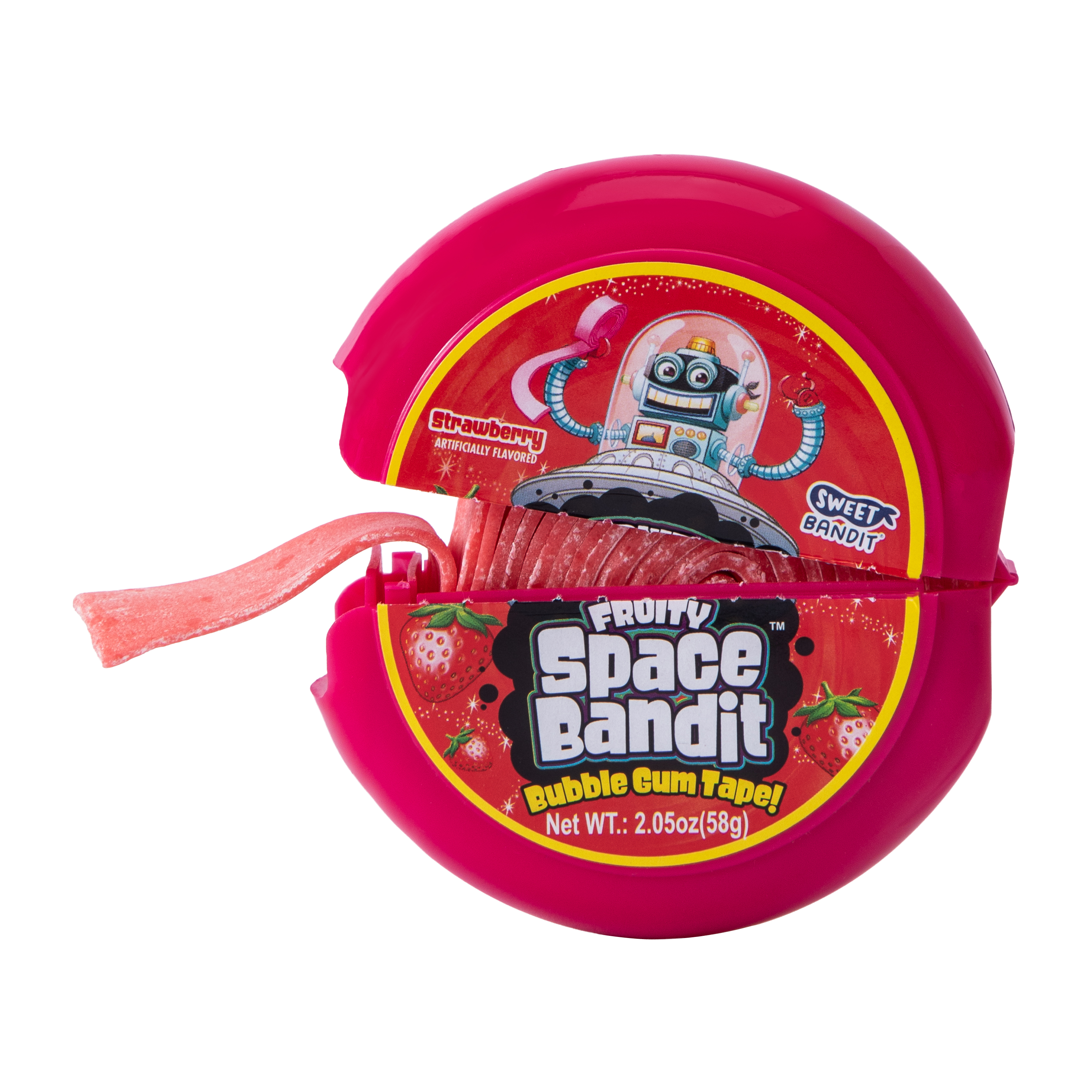 Sweet Bandit® Fruity Space Bandit™ Bubble Gum Tape 2.05oz