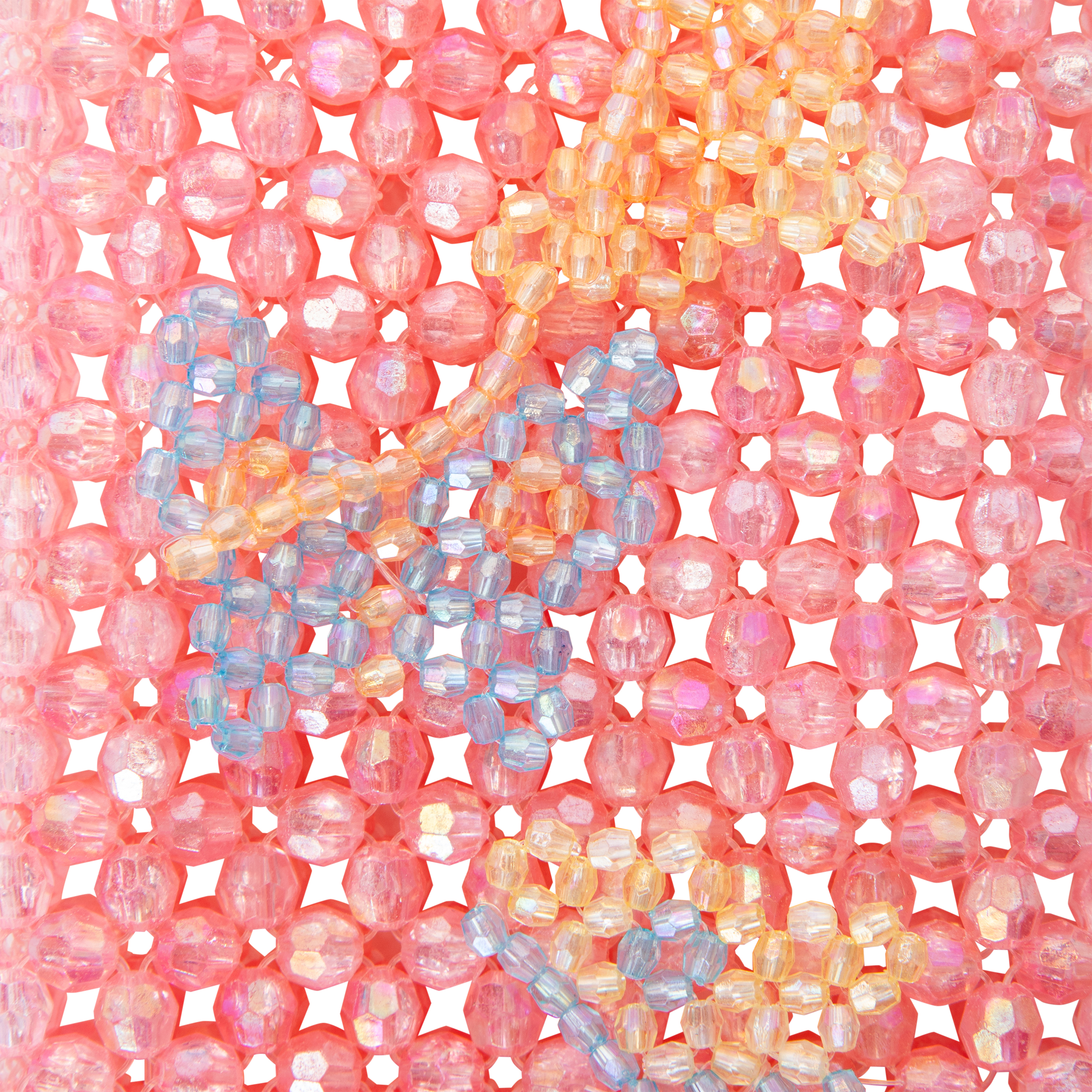 Chunky Beaded Crossbody Pouch For Smartphones