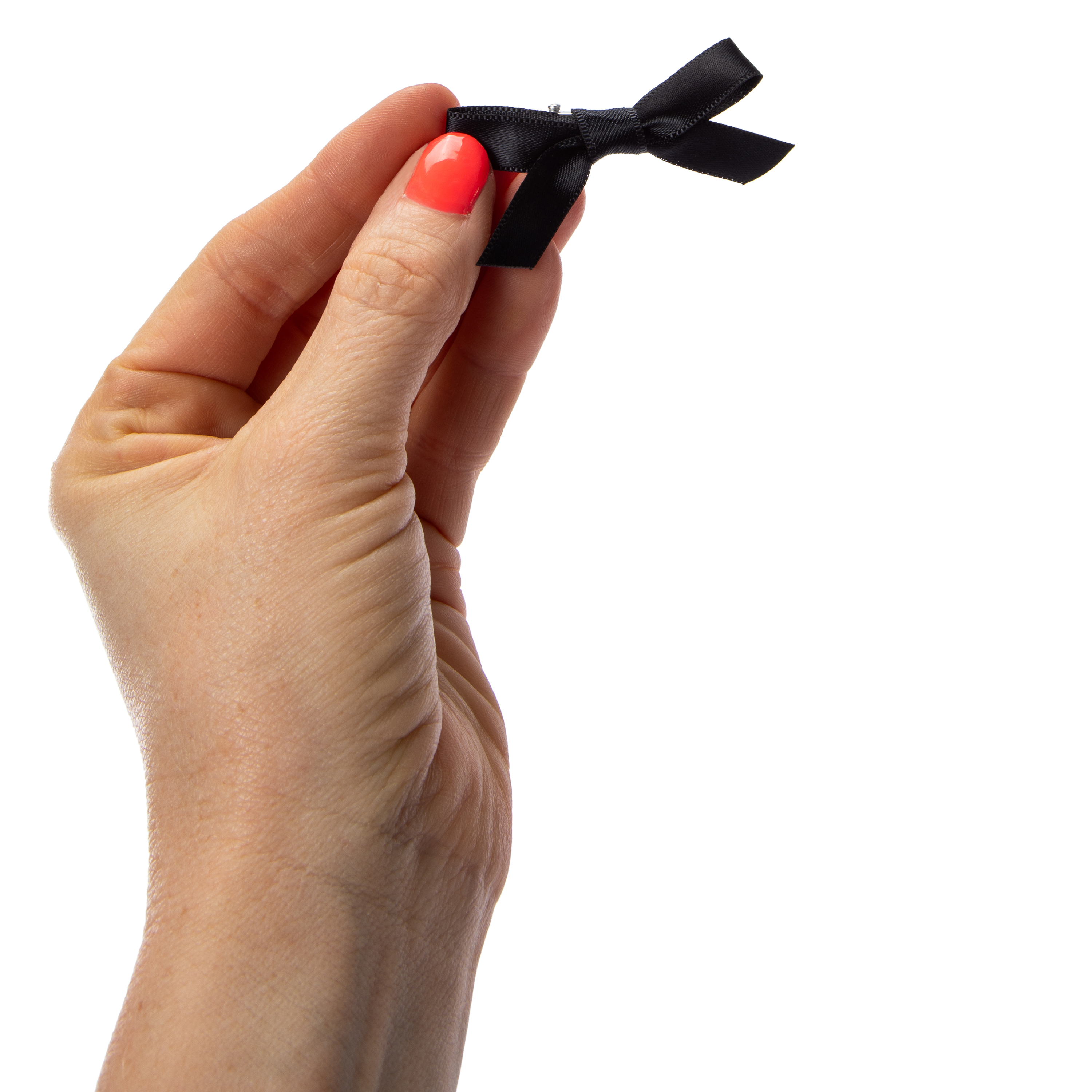 Mini Satin Hair Bows 6-Count