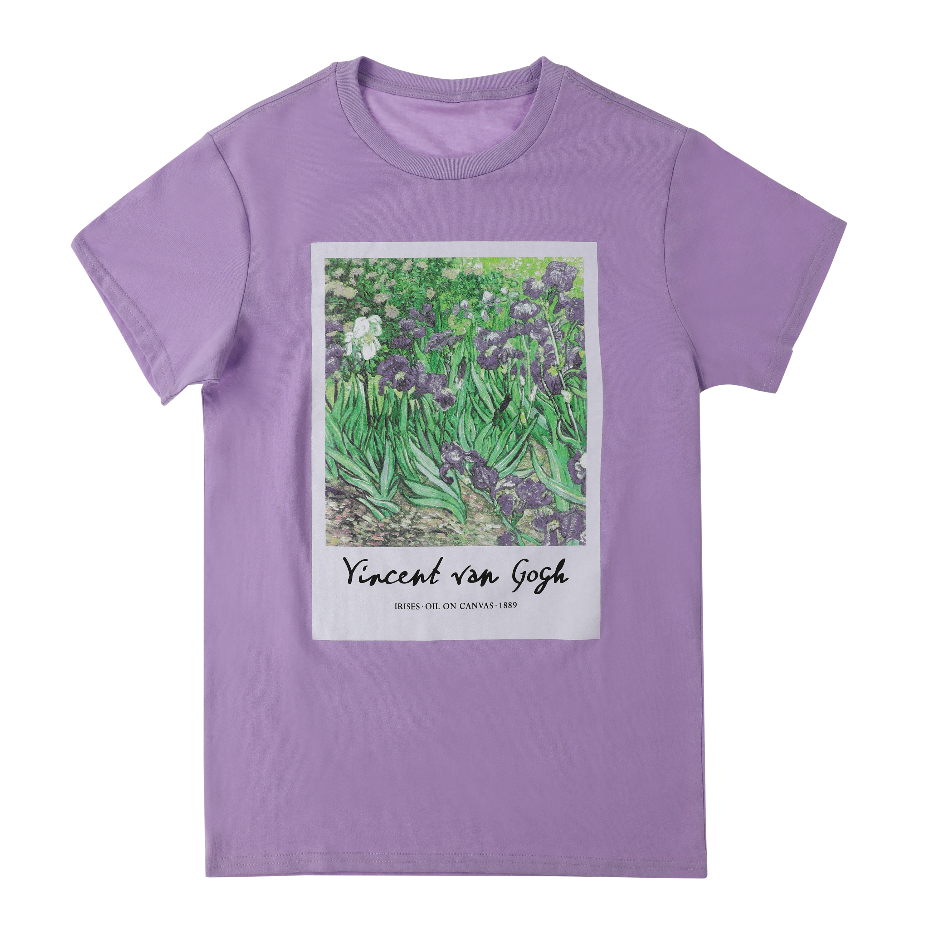 Vincent van Gogh Irises Oil on Canvas 1889' Graphic Tee Vincent van Gogh Irises Oil on Canvas 1889' Graphic Tee