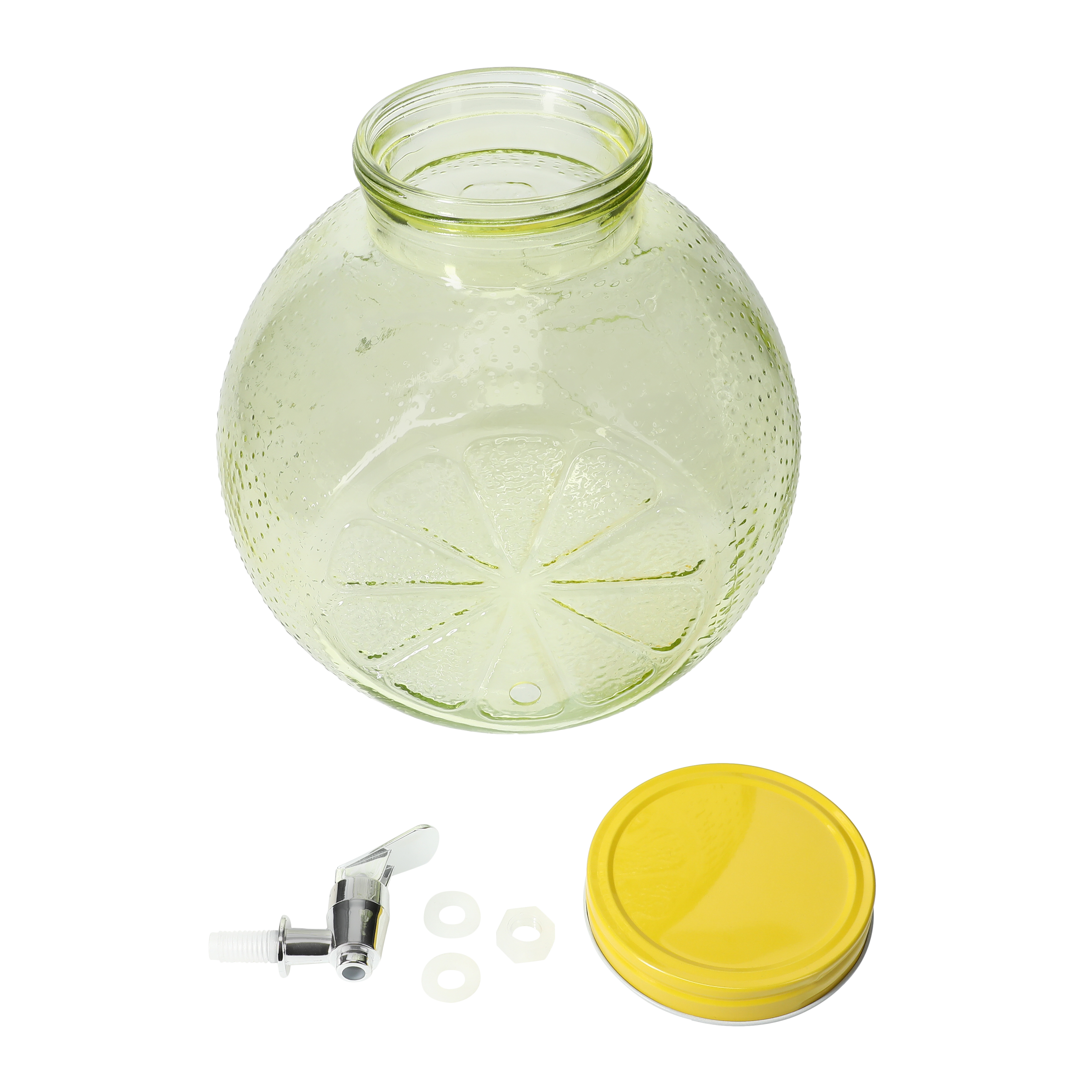 Lemon Glass Dispenser 1 Gallon