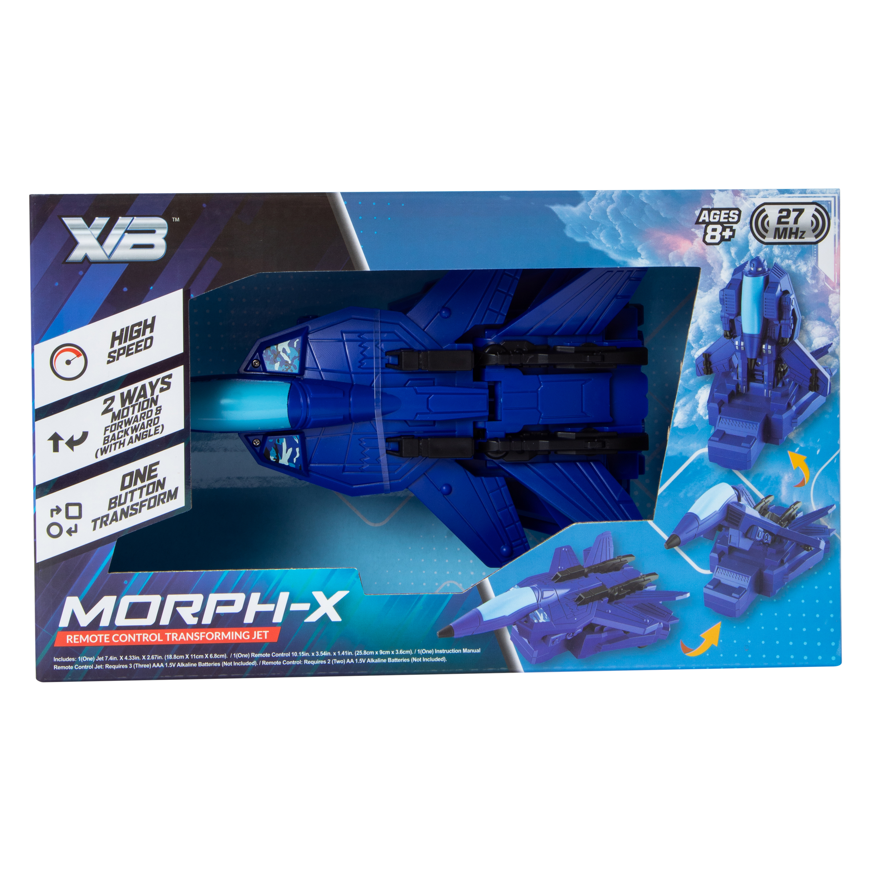 Morph-X Remote Control Transforming Jet
