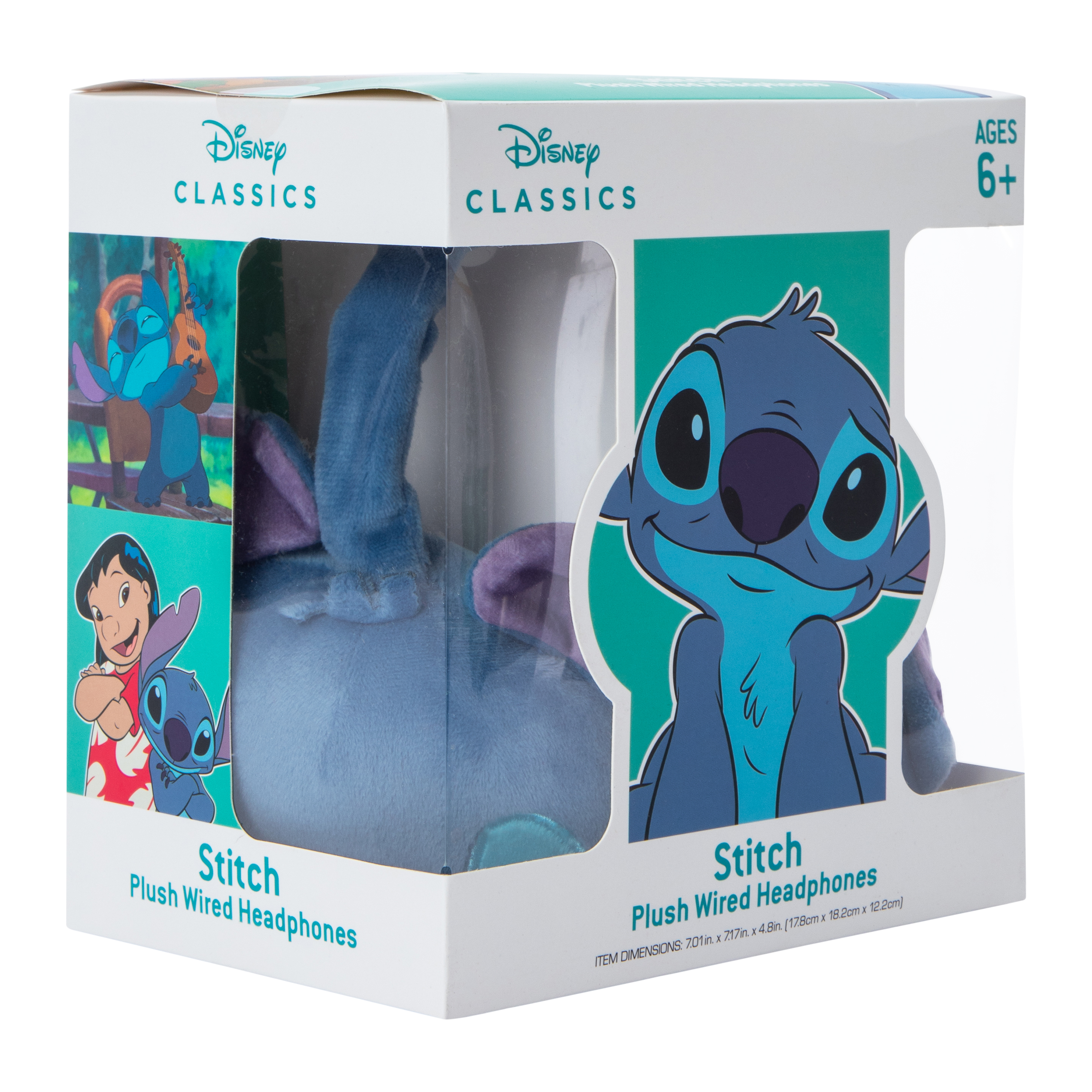 Disney Classics Stitch Plush Wired Headphones