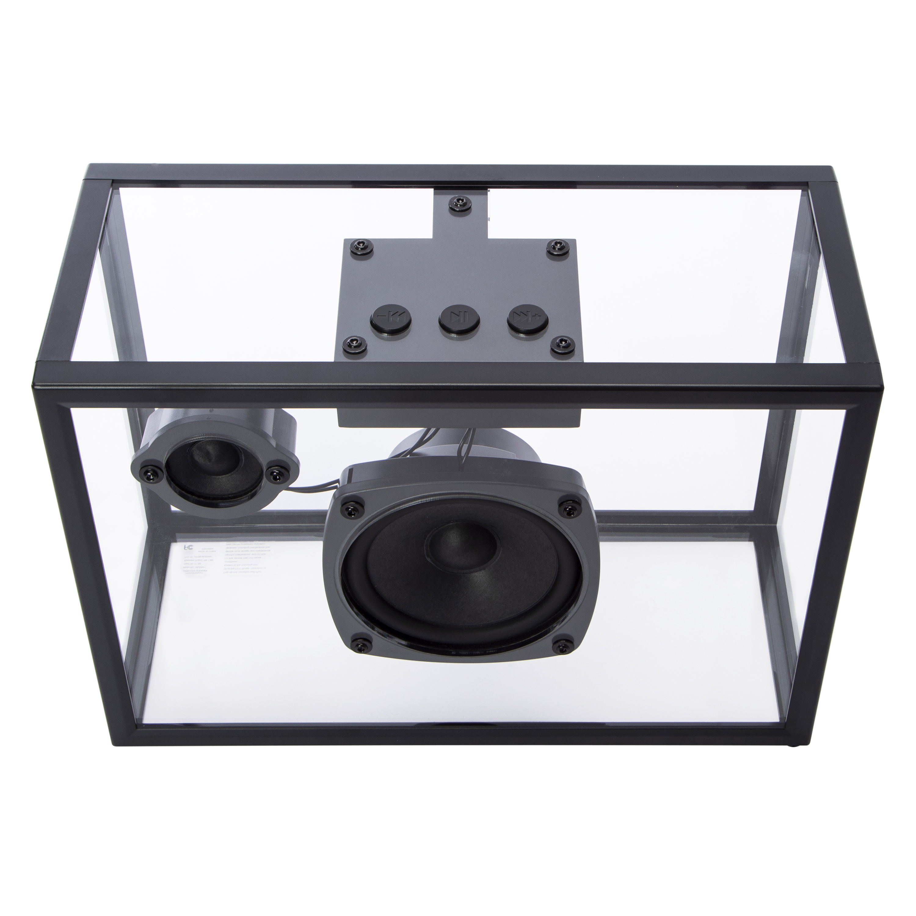 Transparent Wireless Speaker 11.8in x 8.46in