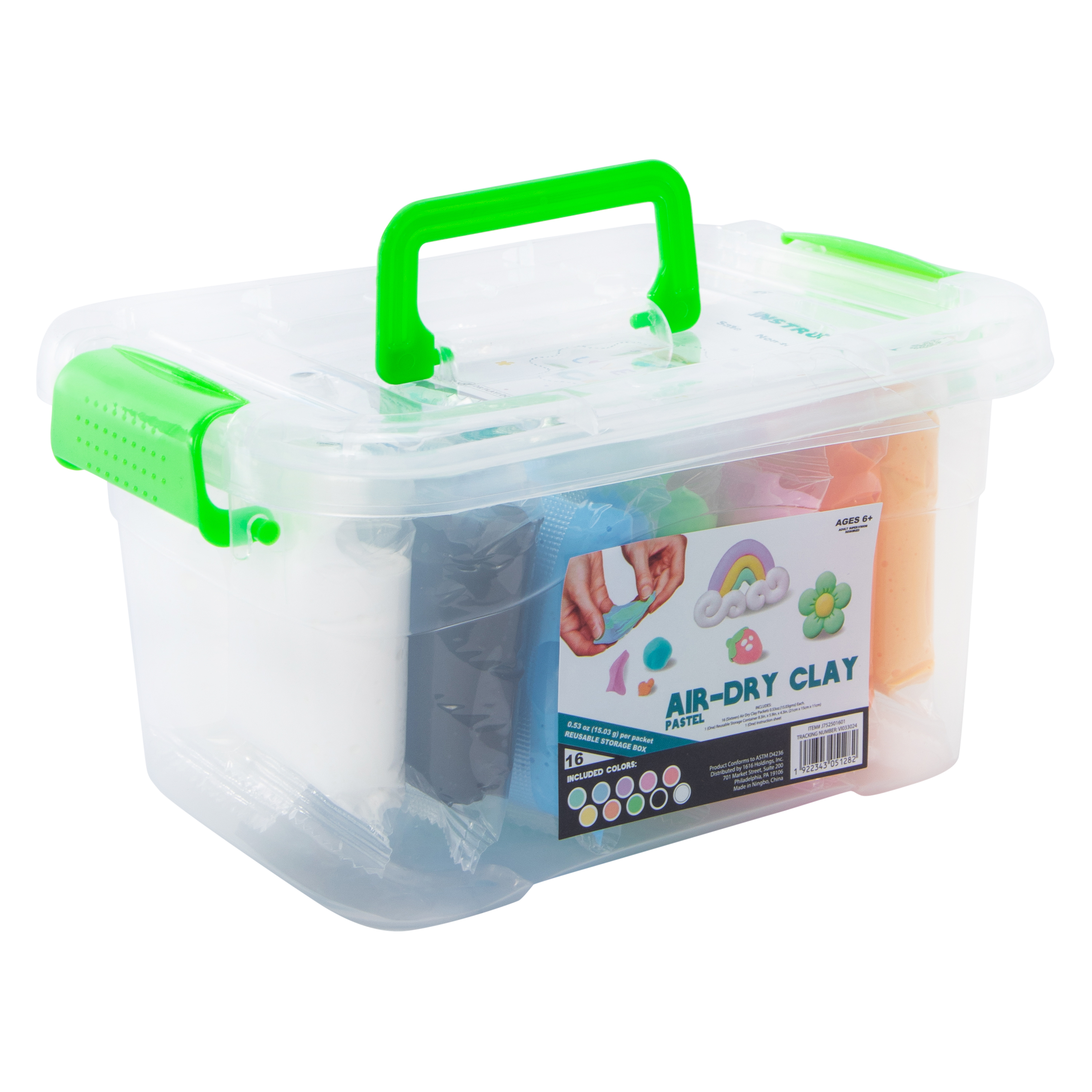 Air-Dry Clay Kit 16-Pack