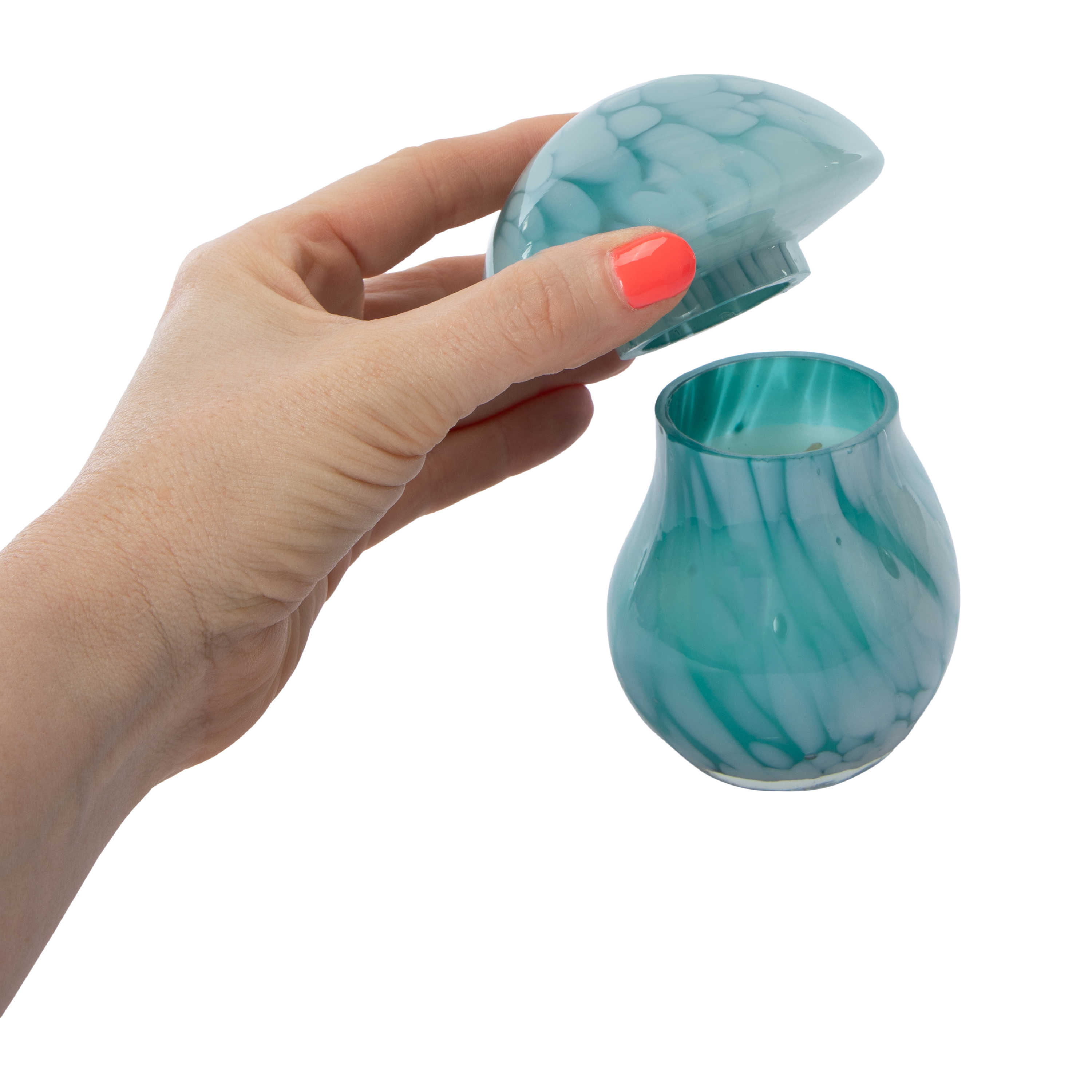 Glass Mushroom Lamp Candle