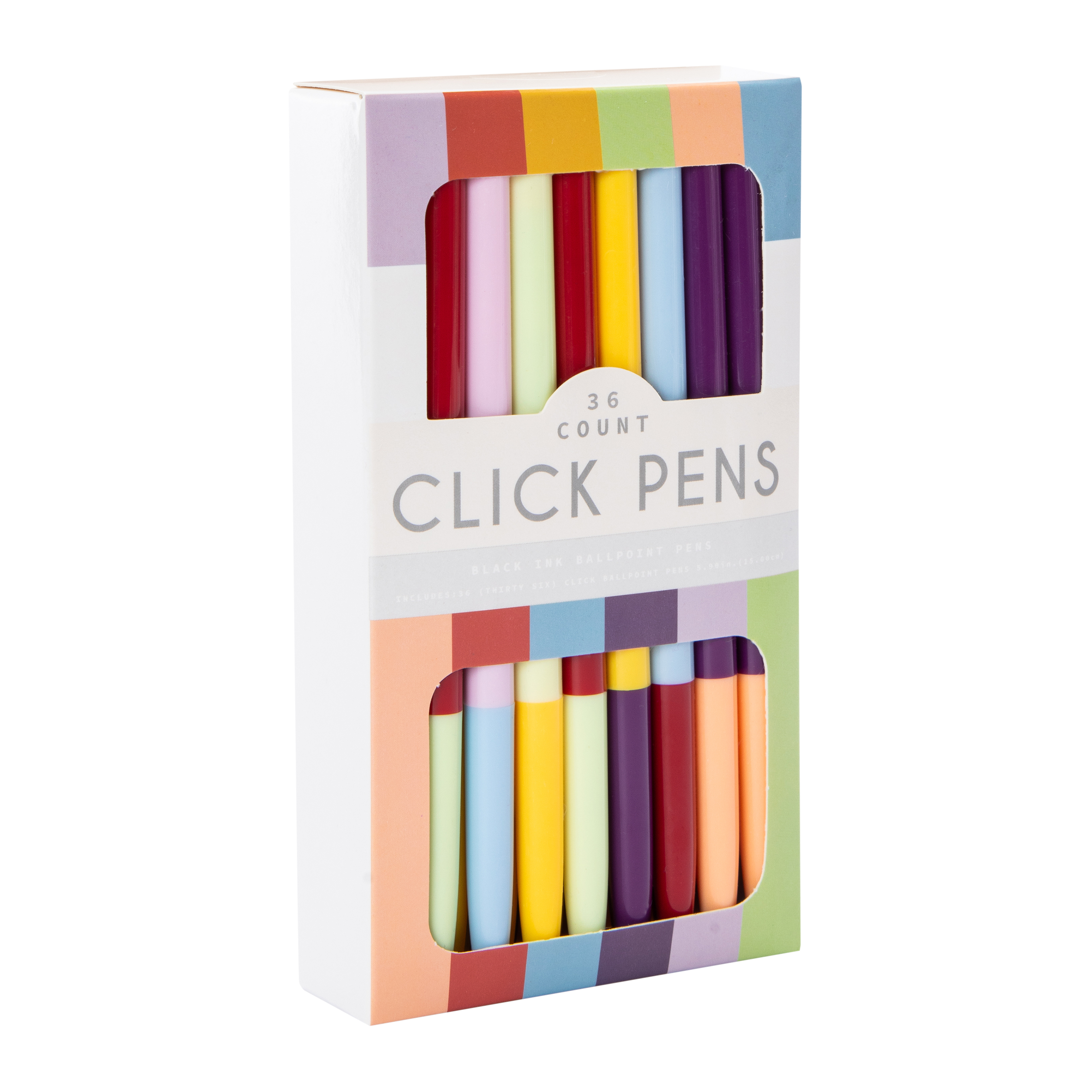 Click Black Ink Ballpoint Pens 36-Count