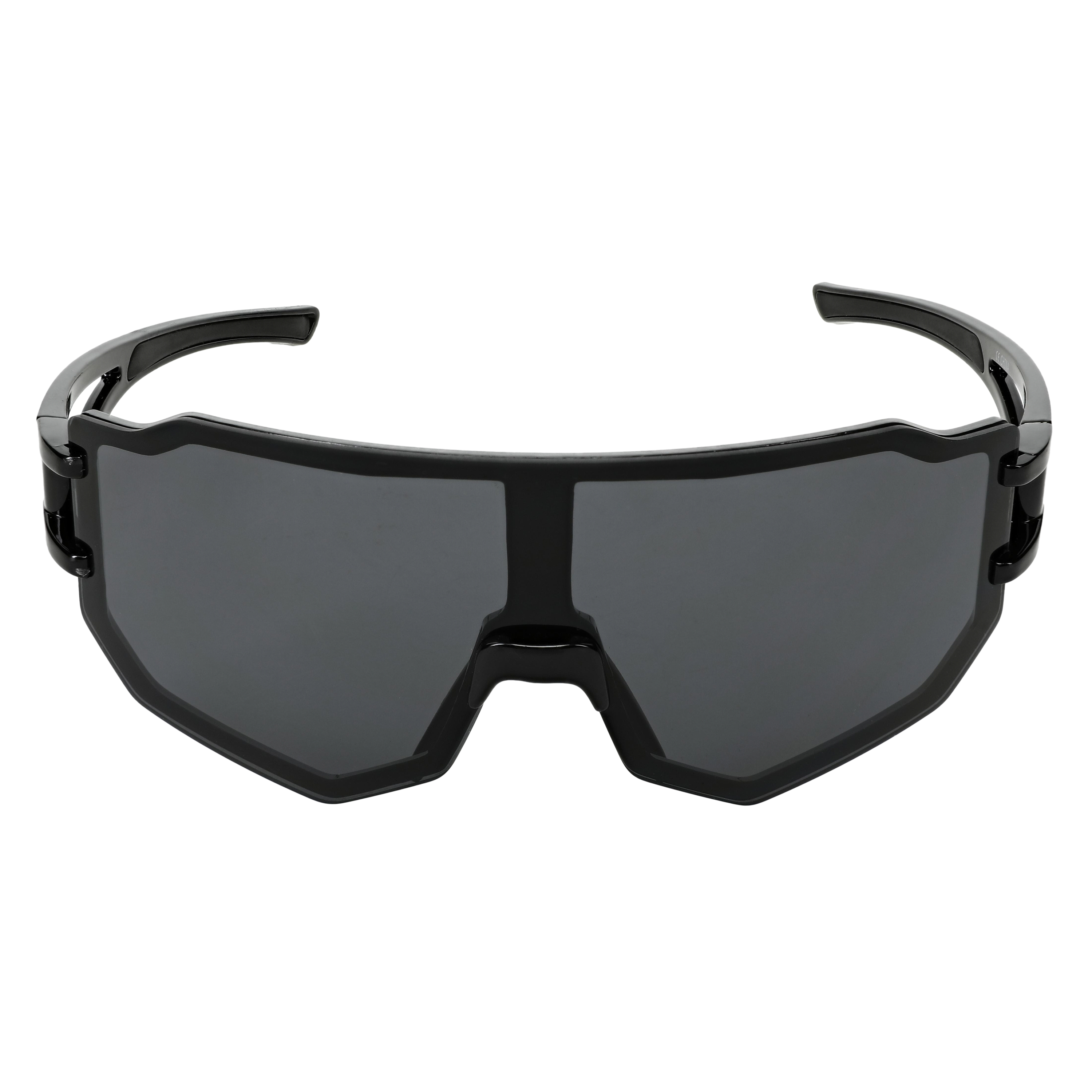 Ladies Large Rimless Mirror Shield Sunglasses