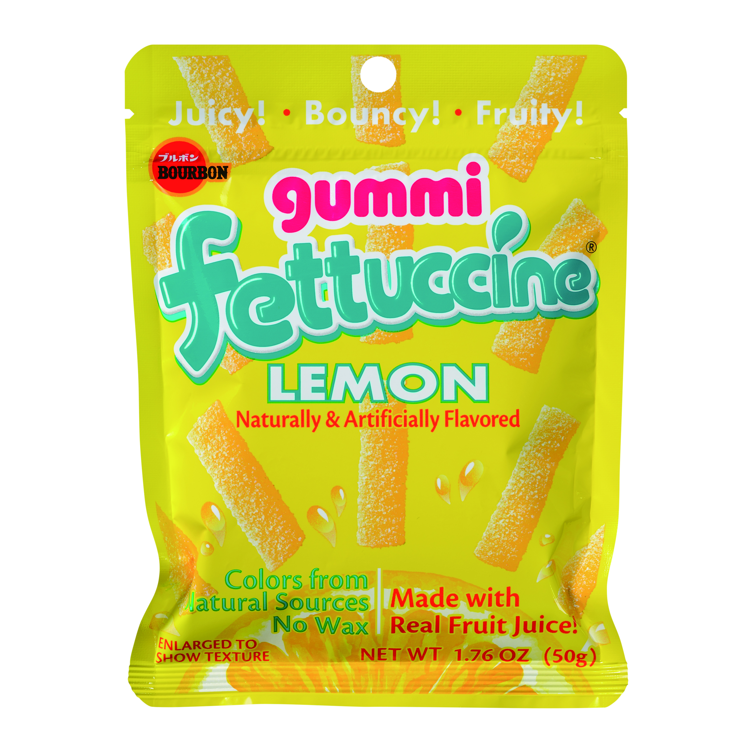 Gummi Fettuccine Candy 1.76oz - Lemon
