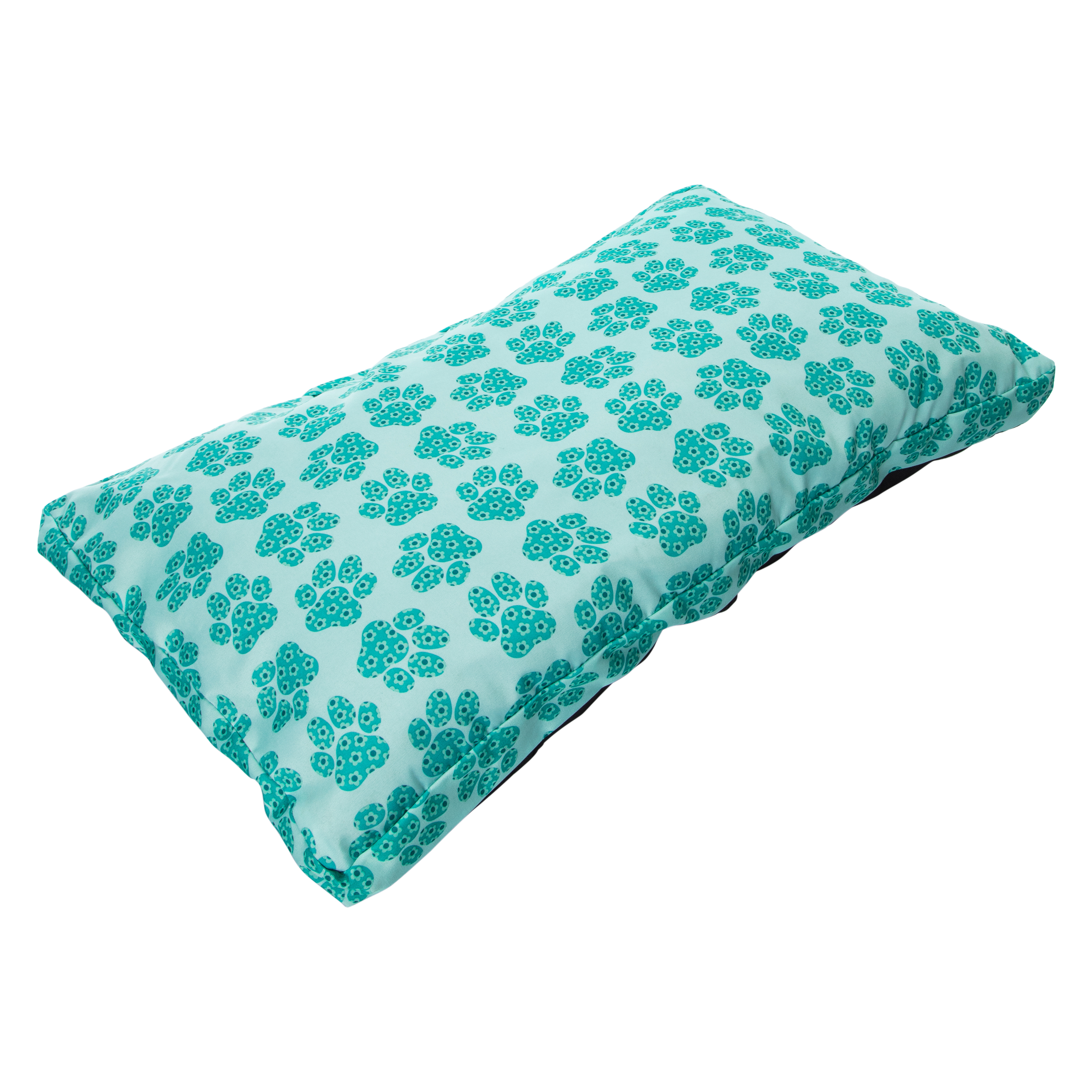 Paw Print Square Pet Bed 28in