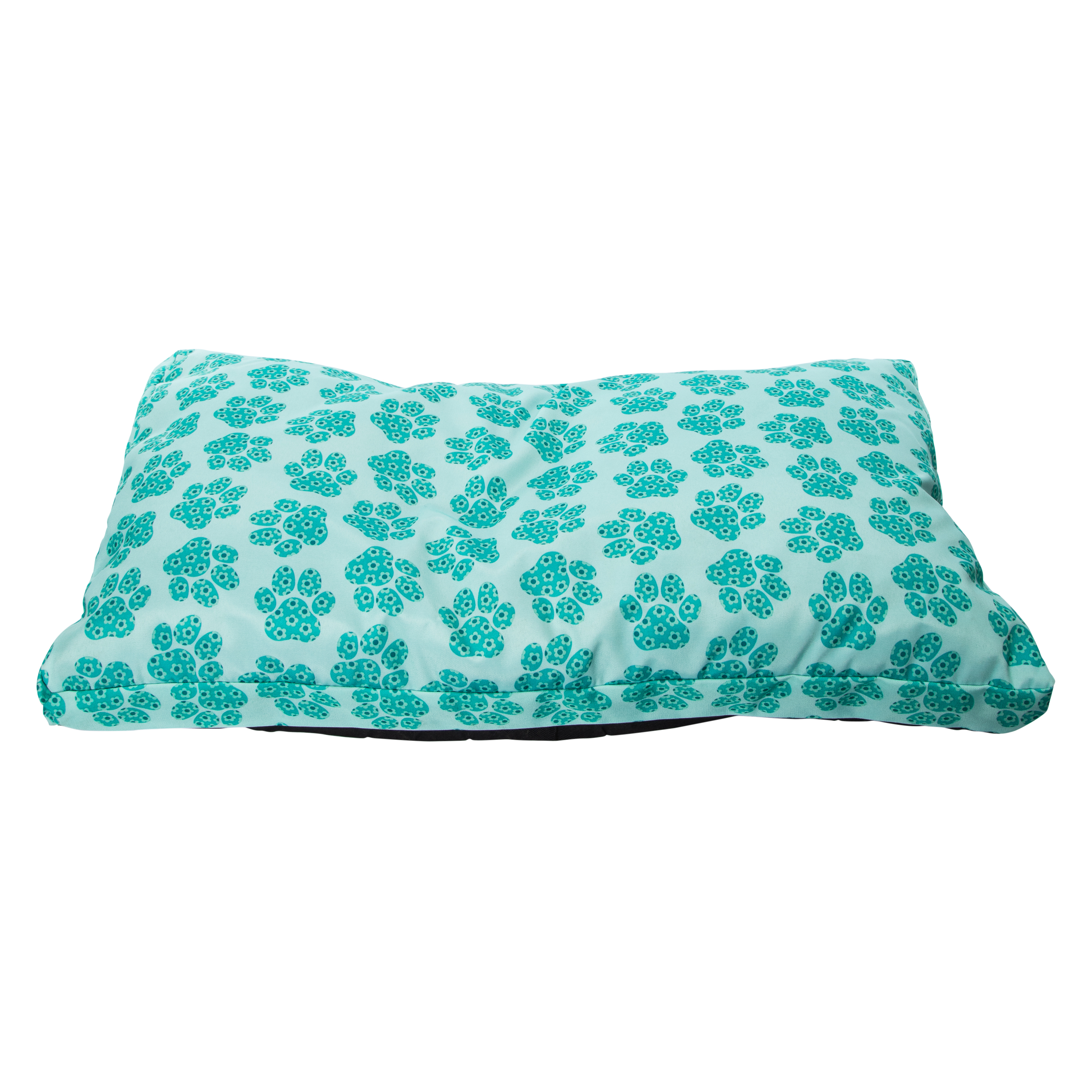 Paw Print Square Pet Bed 28in