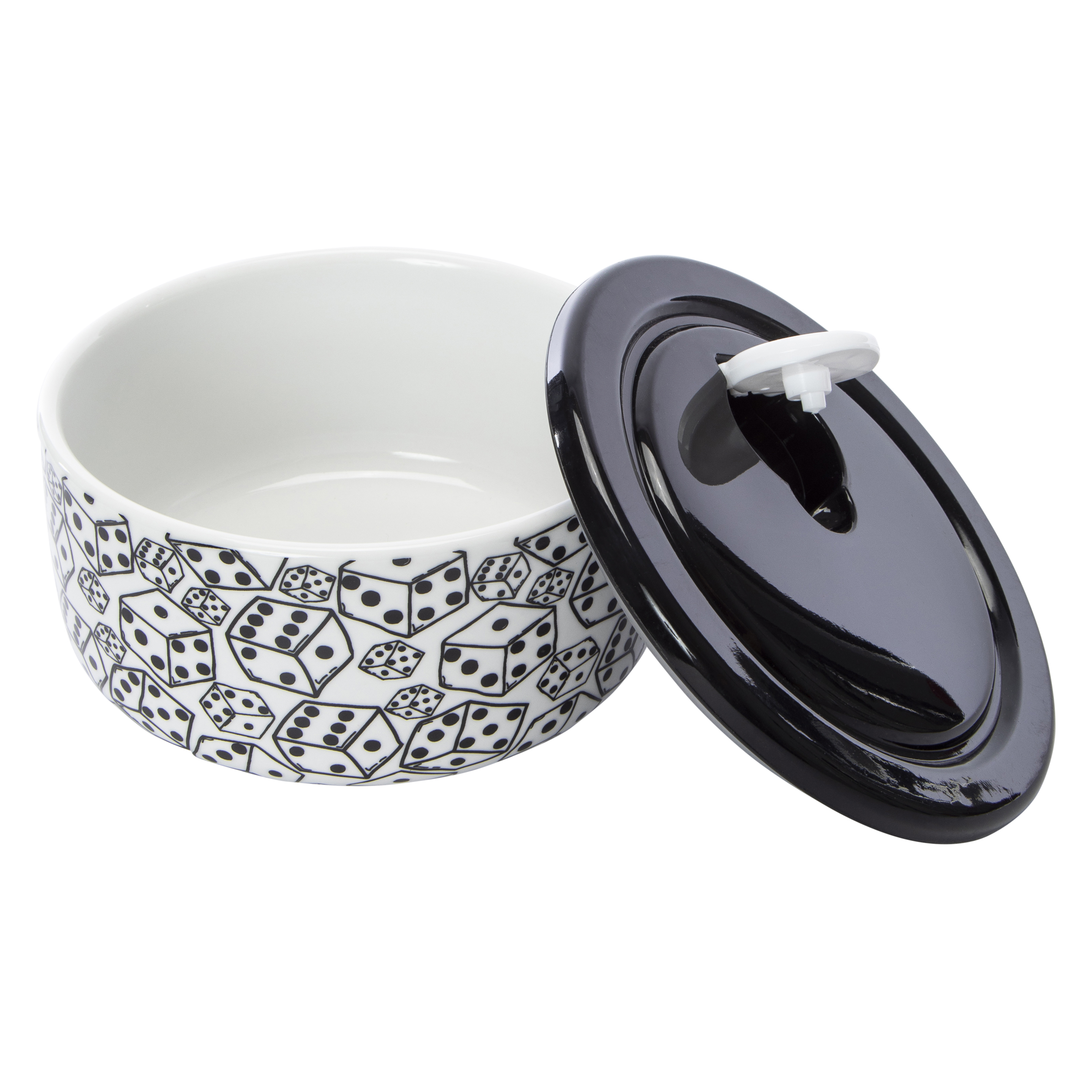 Lunch Bowl With Vented Plastic Lid 22oz