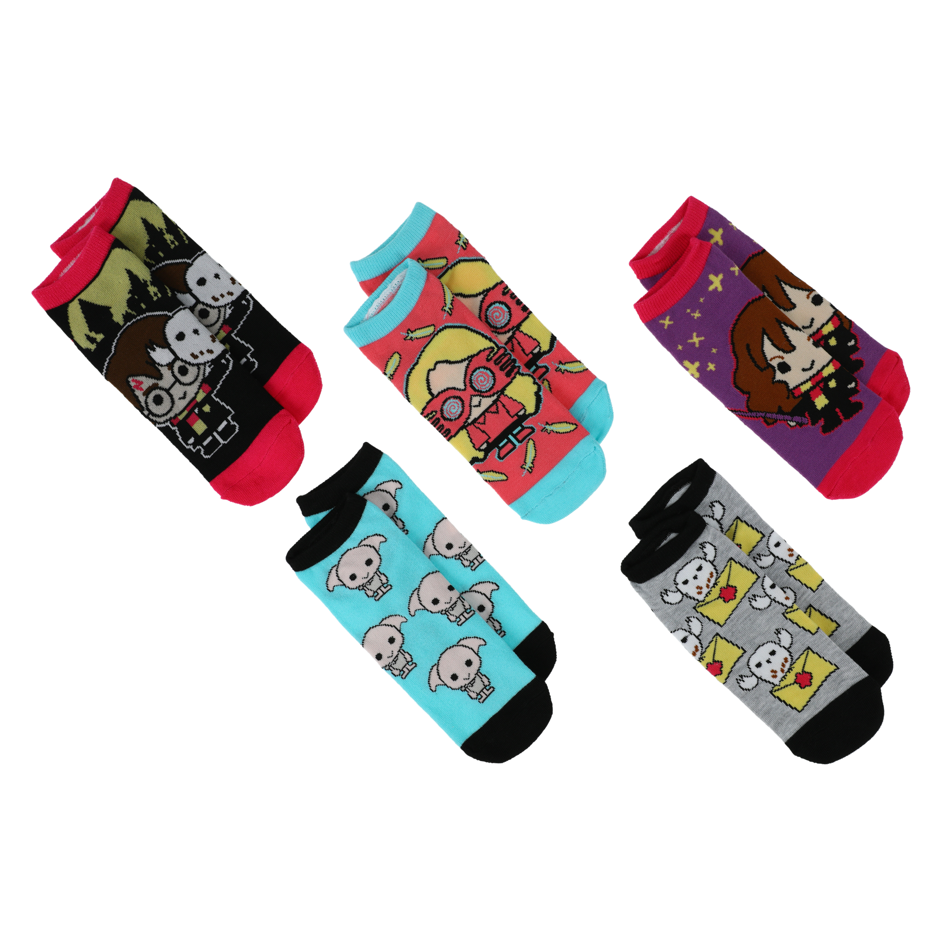 Harry Potter™ Ladies Low-Cut Socks 5-Pack