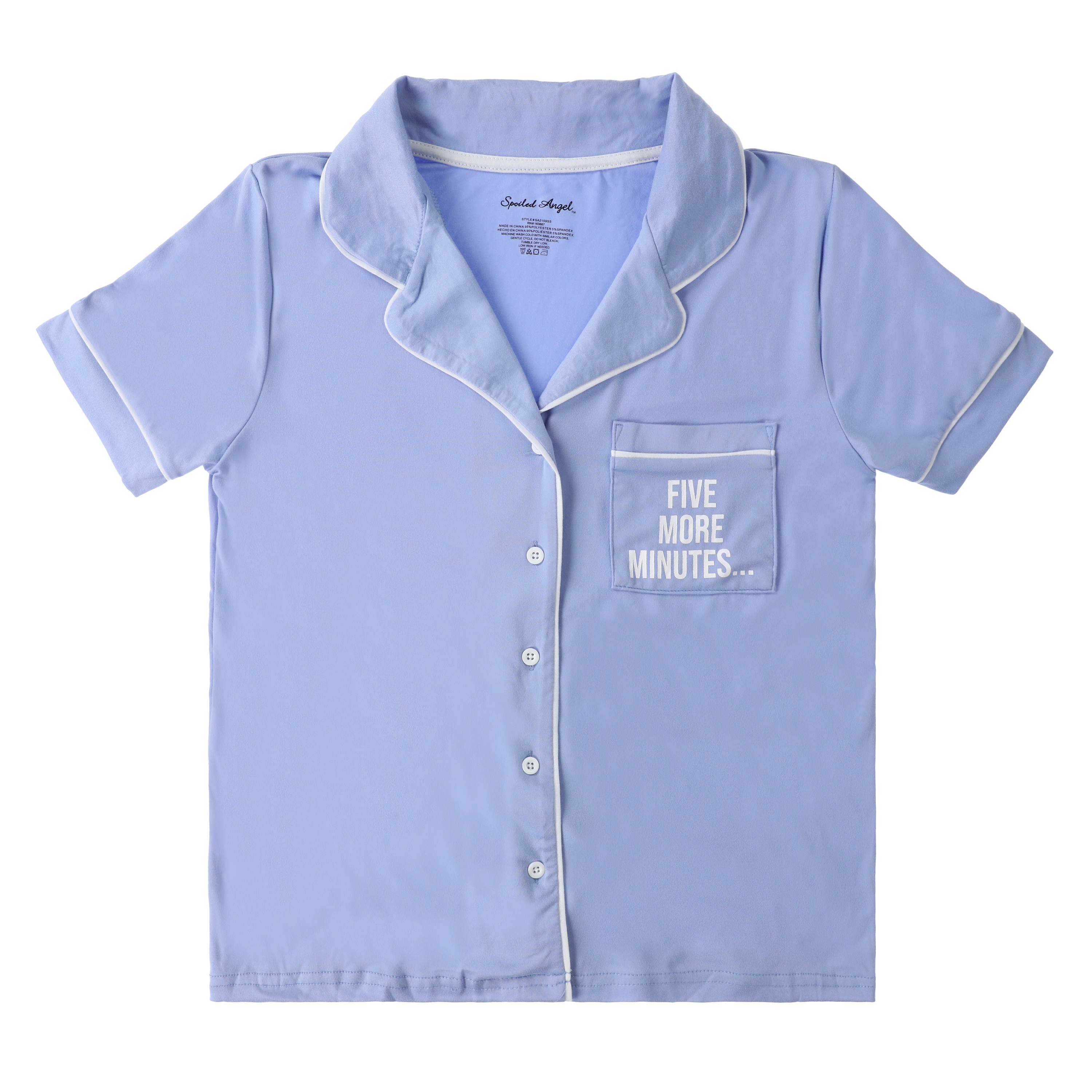 Classic Pajama Top With Quote