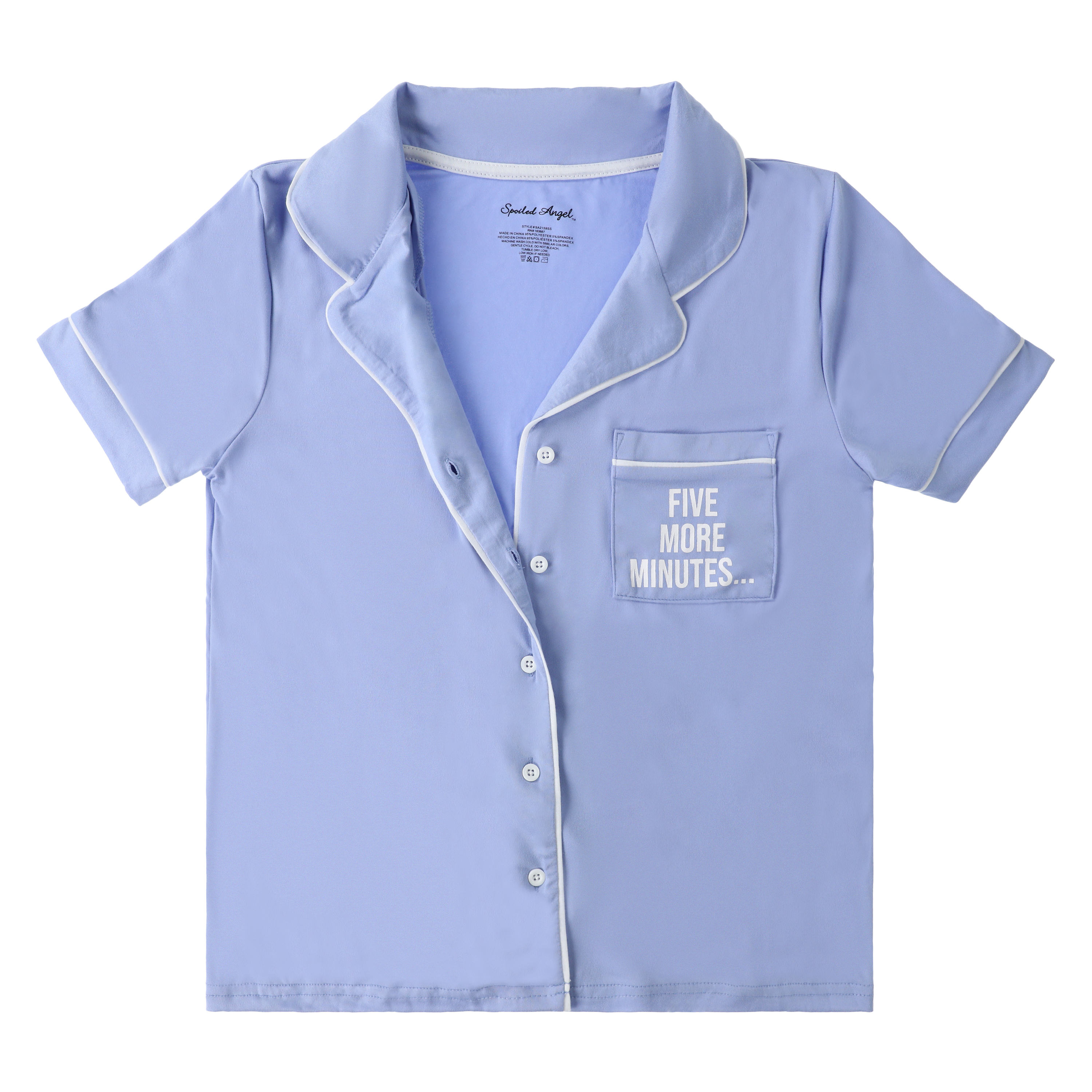 Classic Pajama Top With Quote