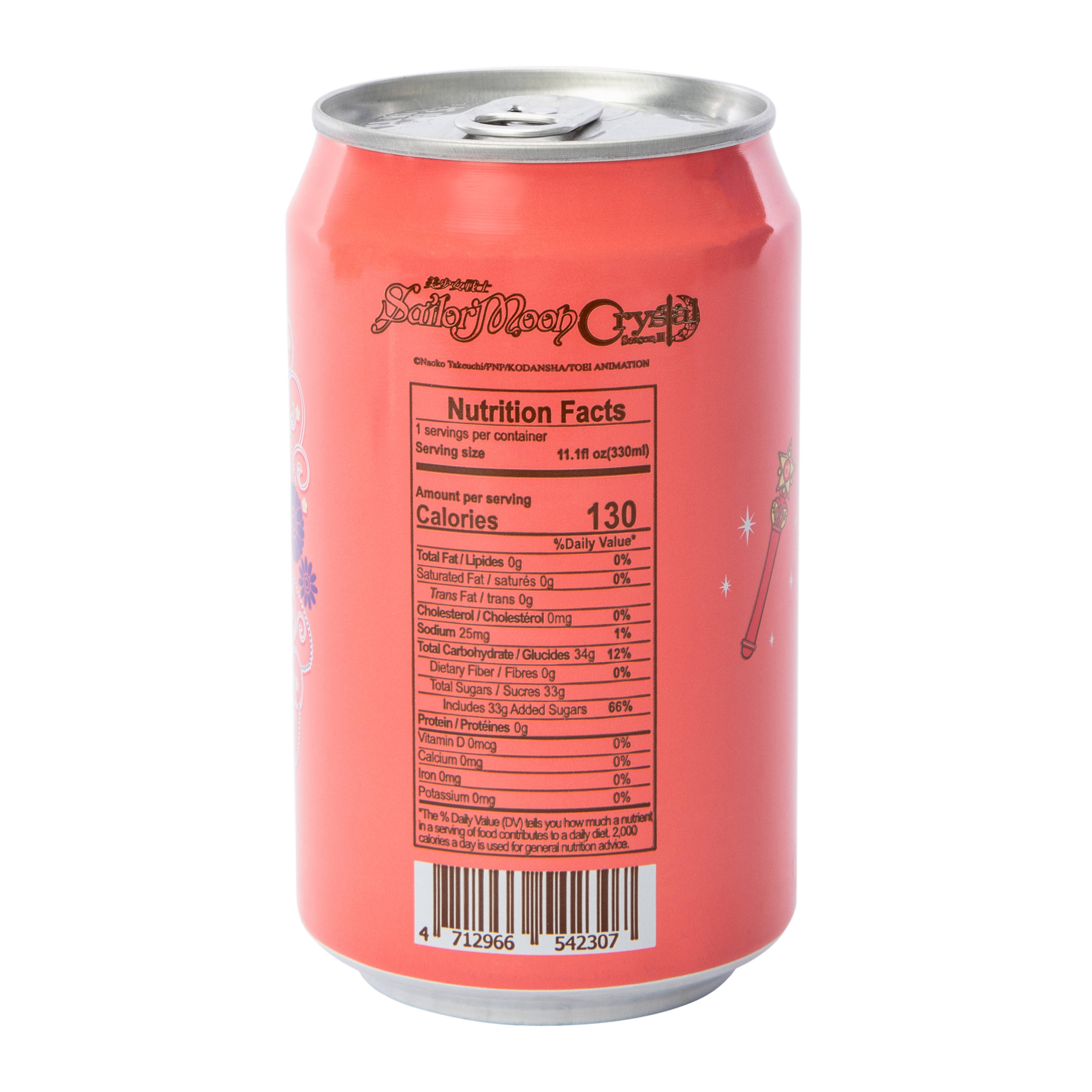 Ocean Bomb Sailor Moon Soda, Strawberry Flavor