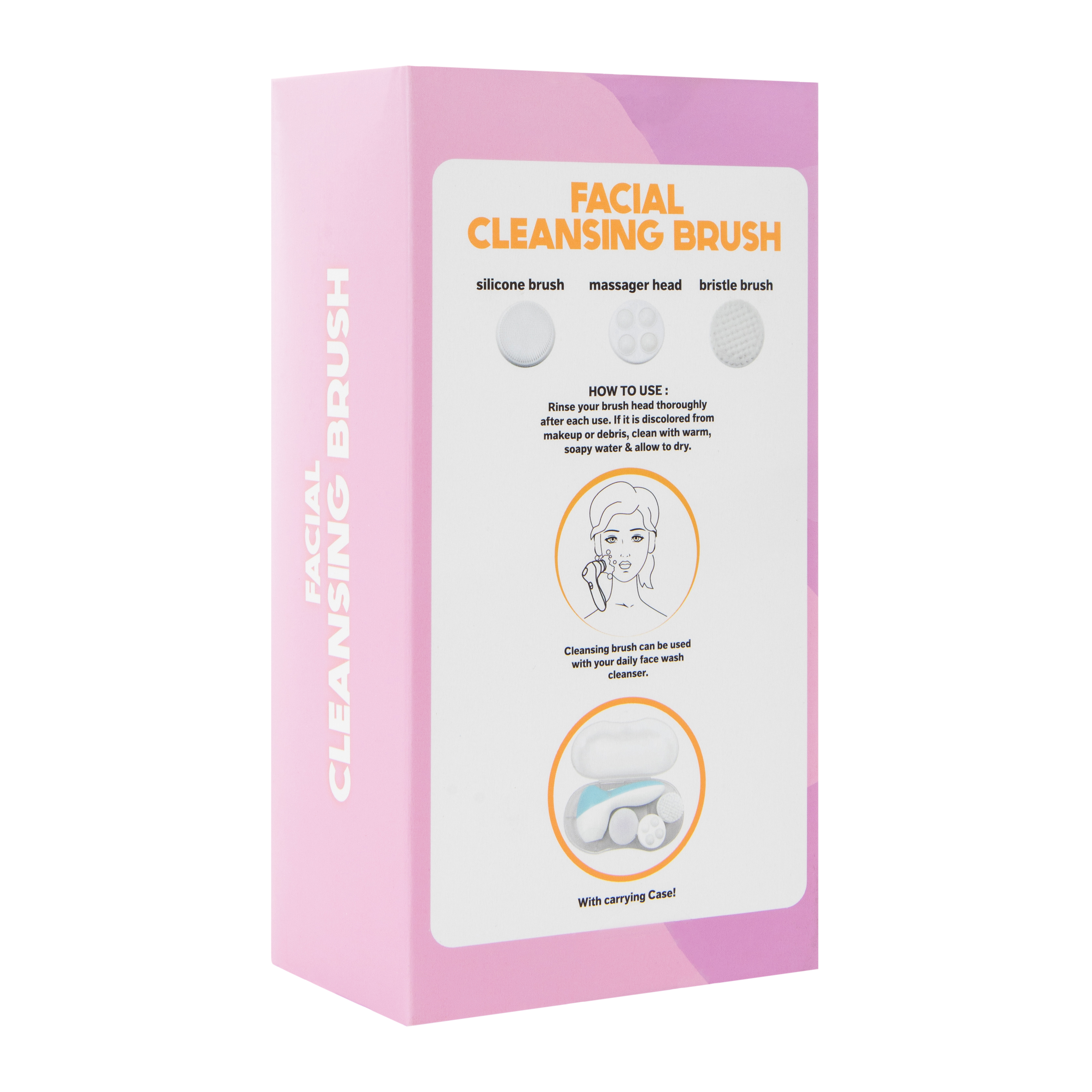 Facial Cleansing Brush With Case