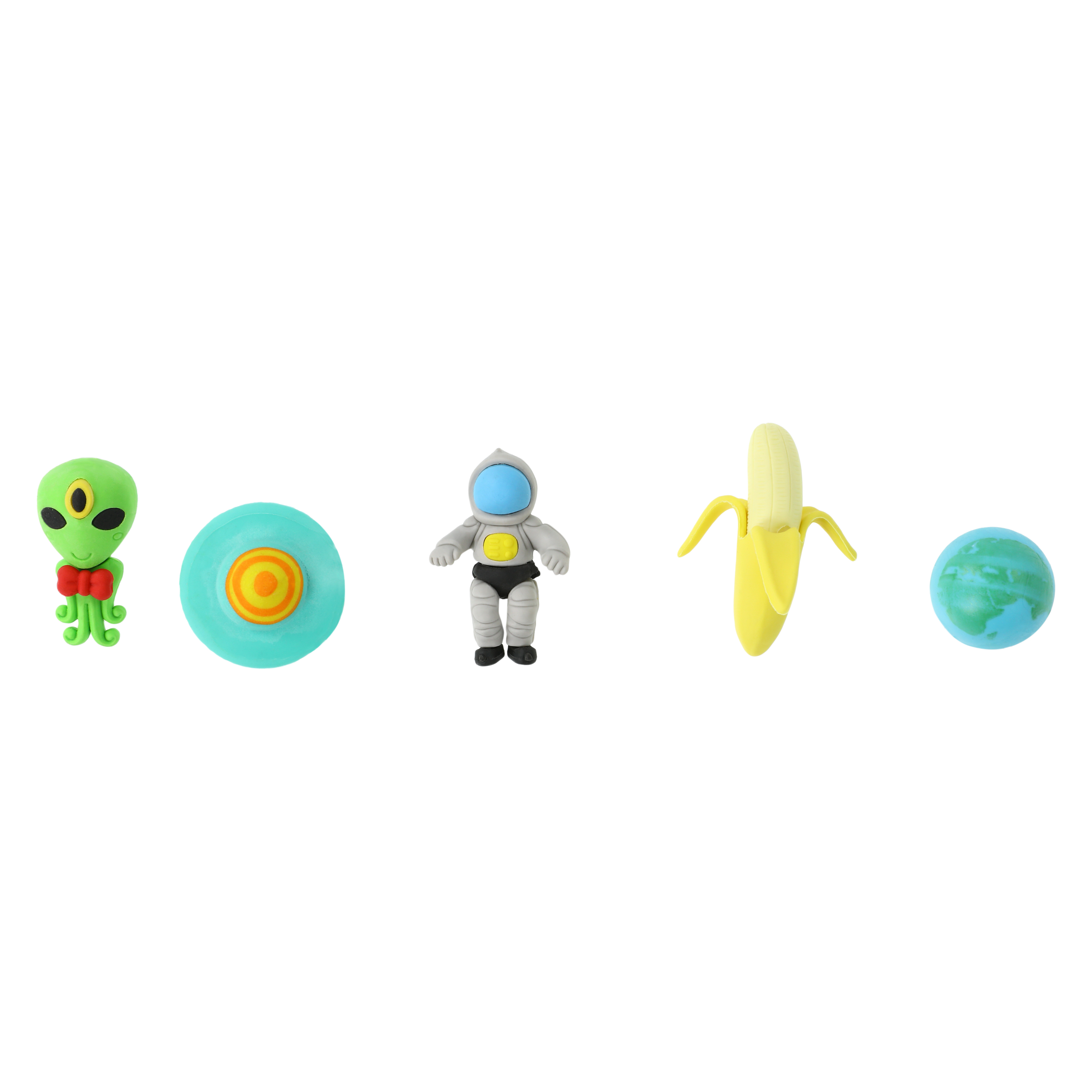 Premiere® Outer Space 3D Erasers 5-Count