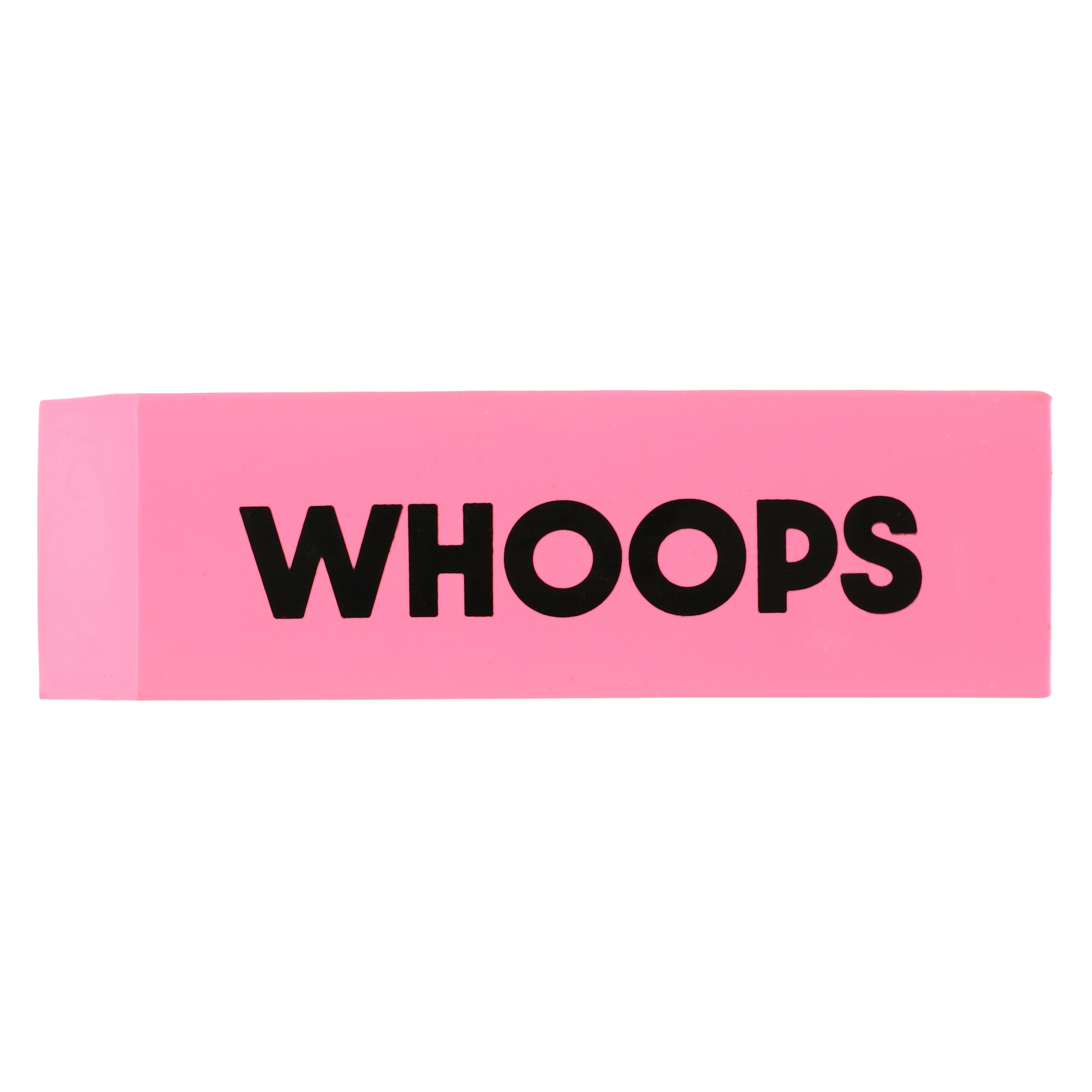 Whoops Jumbo Pink Eraser 1.92in x 6.10in