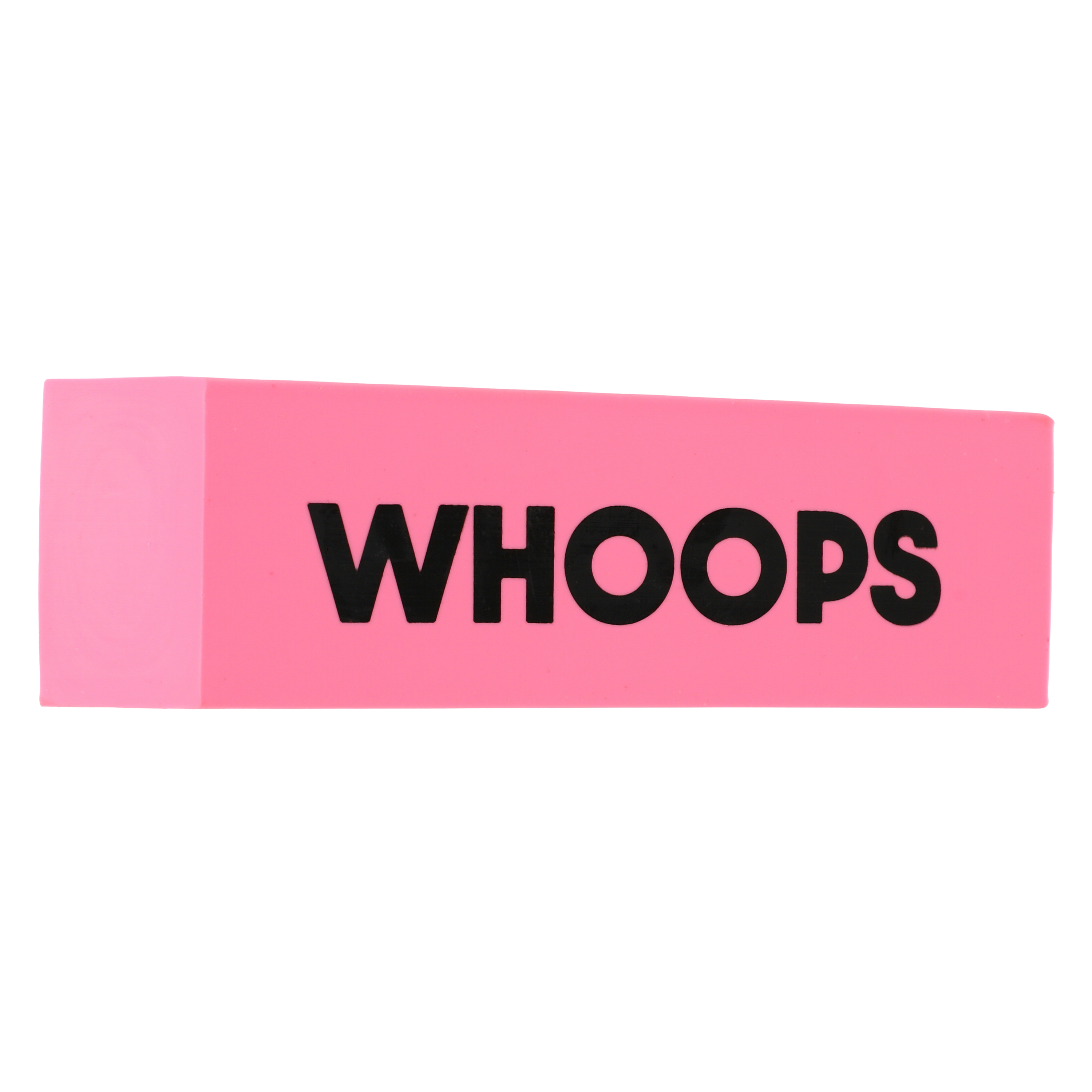 Whoops Jumbo Pink Eraser 1.92in x 6.10in