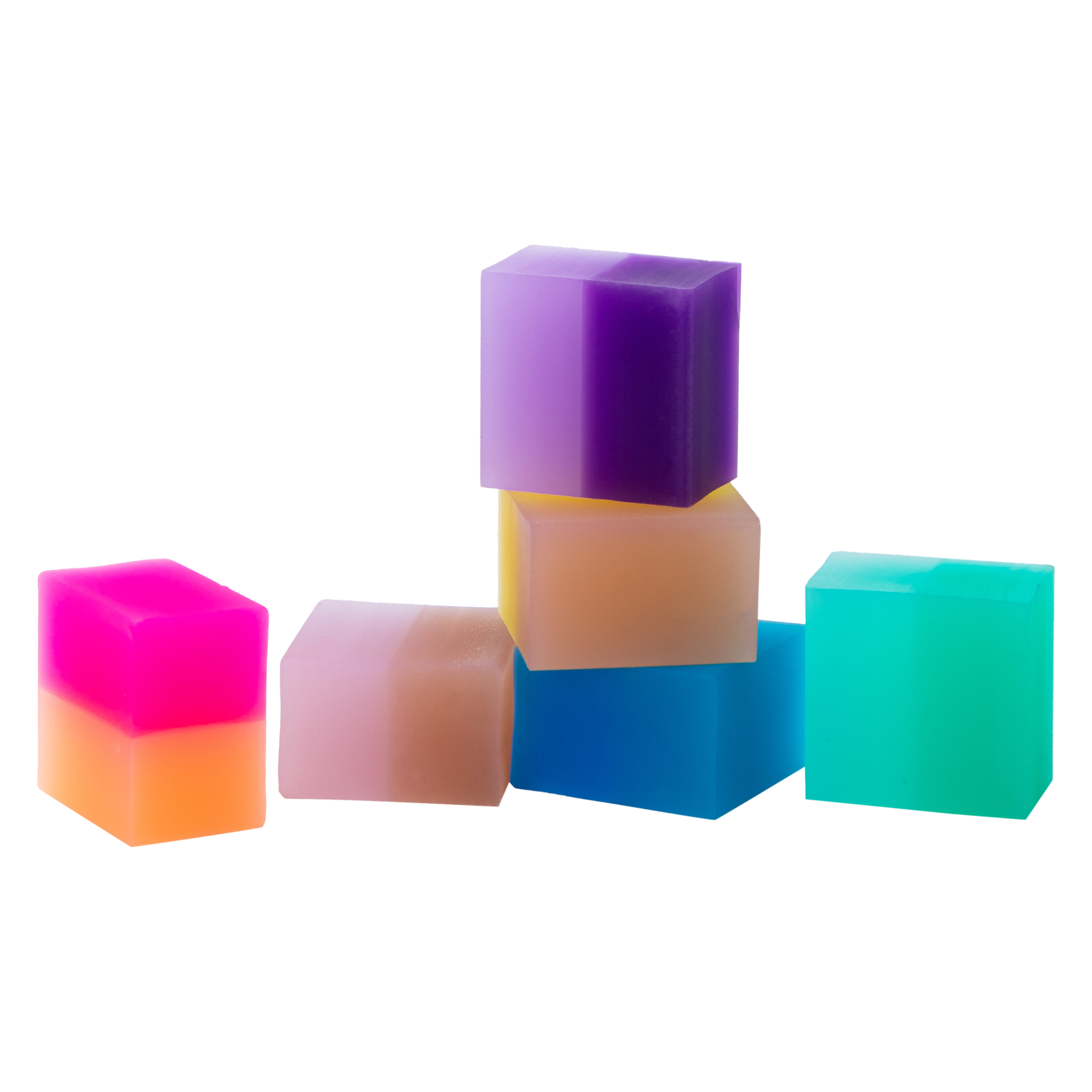 Ombre Eraser Set 6-Count
