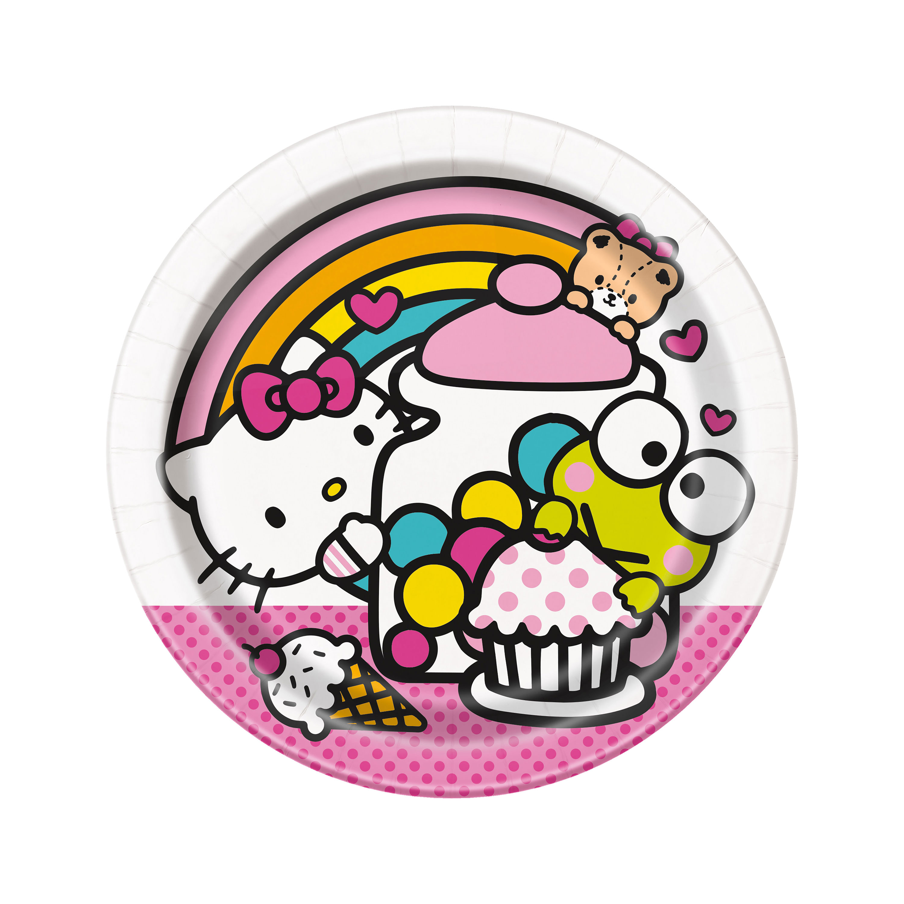 7in Hello Kitty And Friends® Paper Plates 8-Count