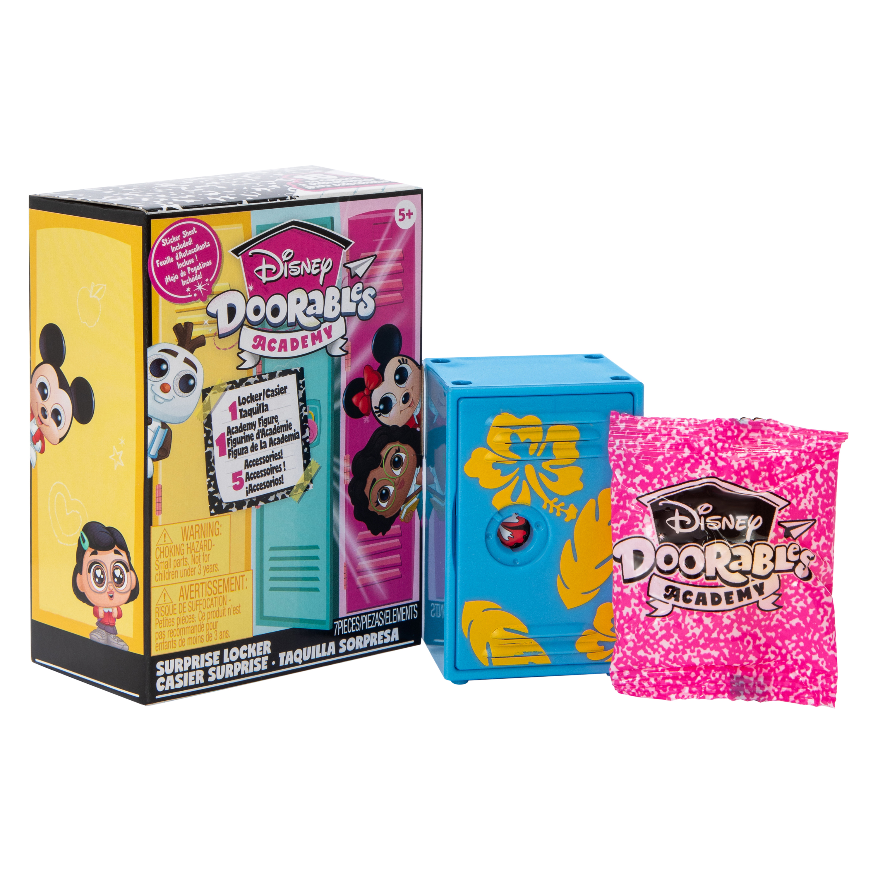 Disney Doorables Academy Surprise Locker Blind Bag 7-Piece