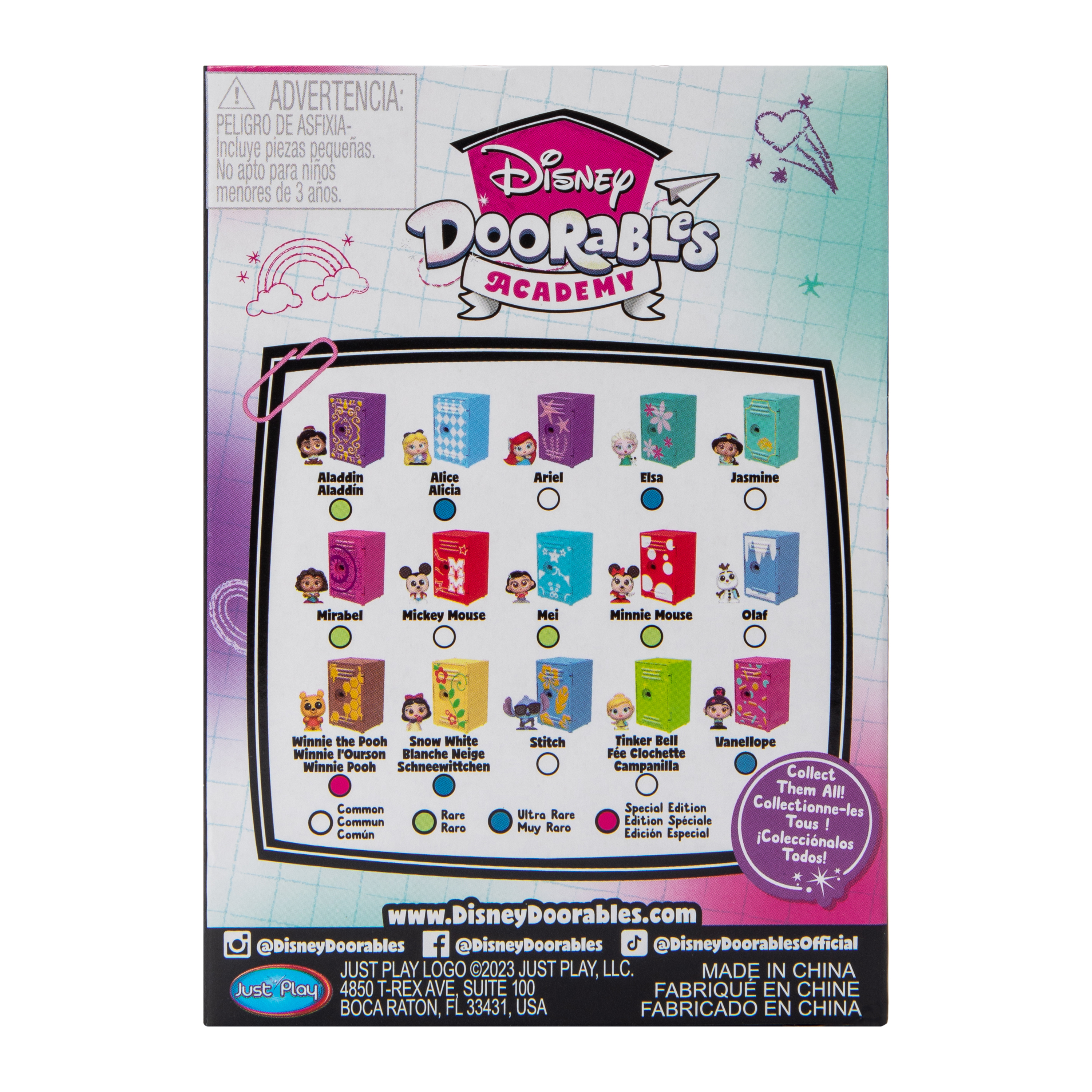 Disney Doorables Academy Surprise Locker Blind Bag 7-Piece