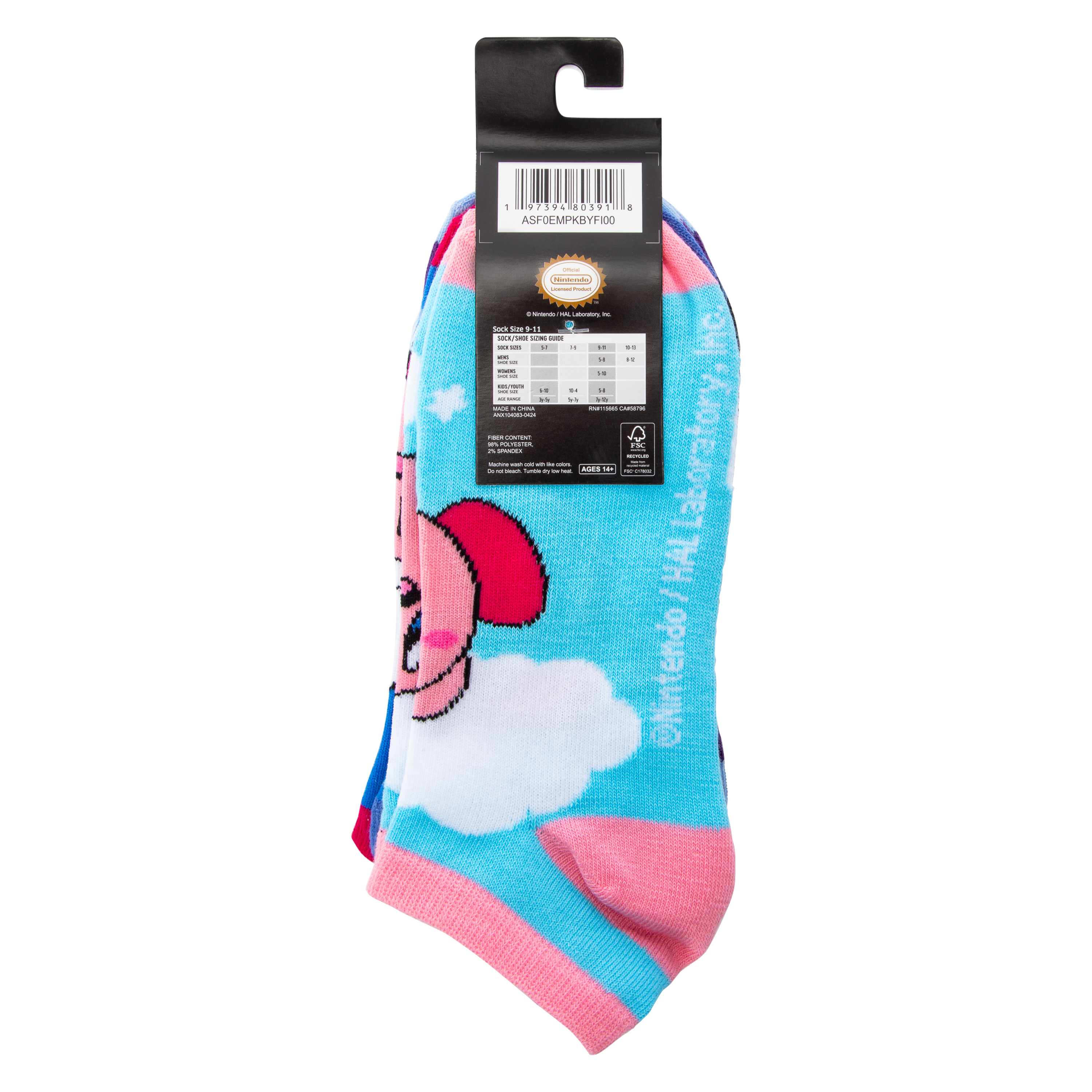 Kirby Mix & Match Ankle Socks 5-Pack