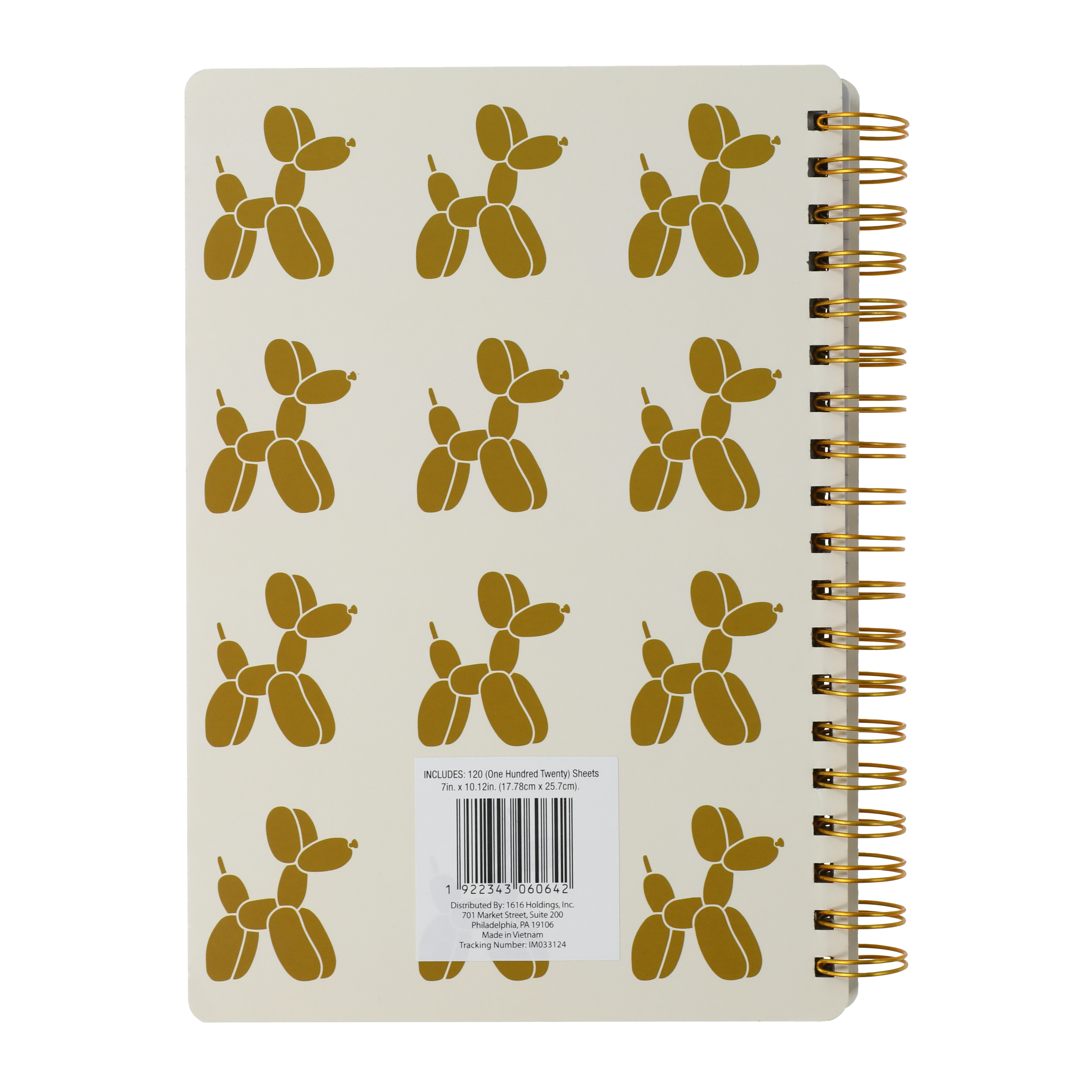 Trendy Spiral Notebook 7in x 10in