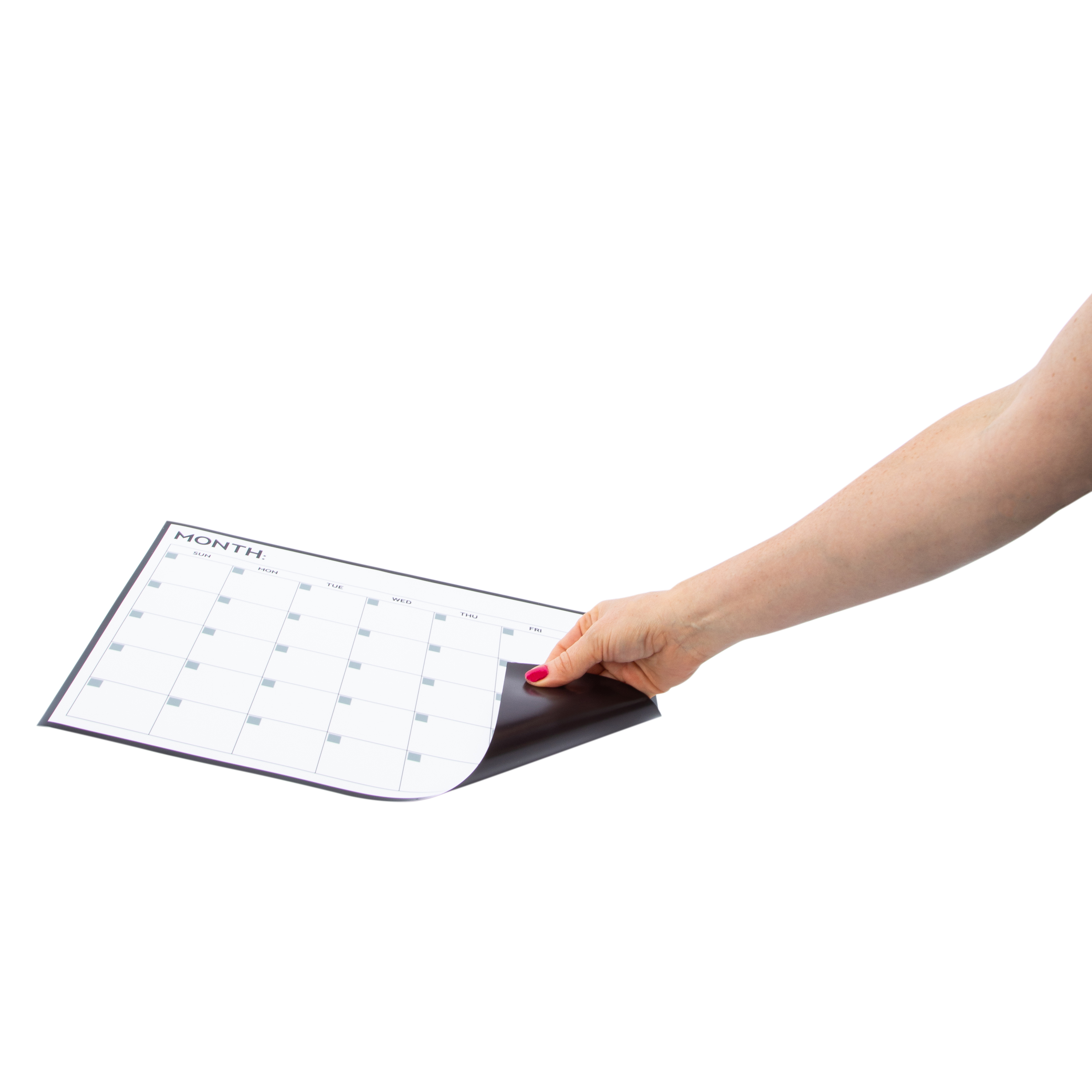 Flexible Magnetic Calendar With Marker 16.5in x 11.7in