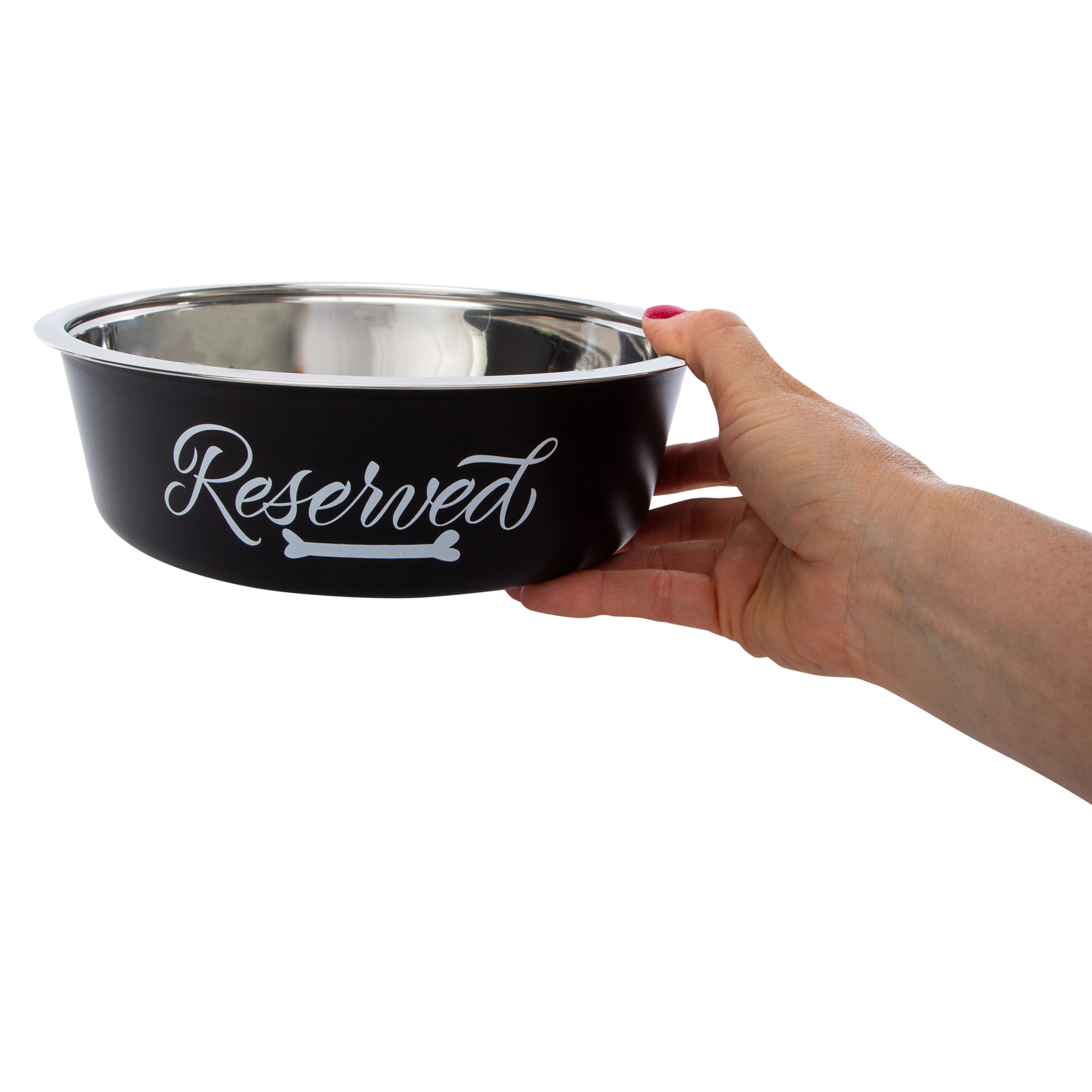 Non-Skid Stainless Steel Pet Bowl For Large Dogs