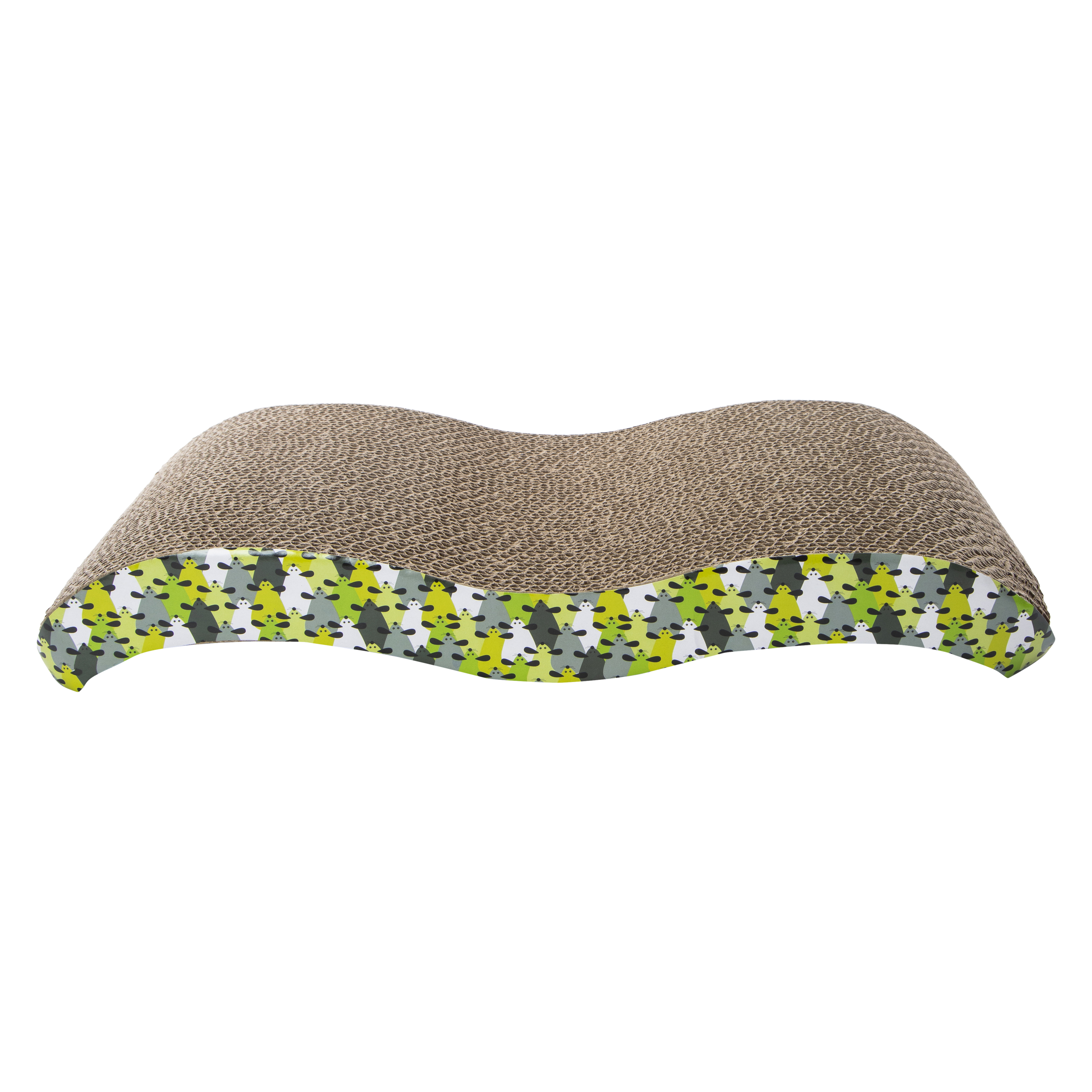 Wave Cat Scratcher With Catnip 17.75in x 9.5in